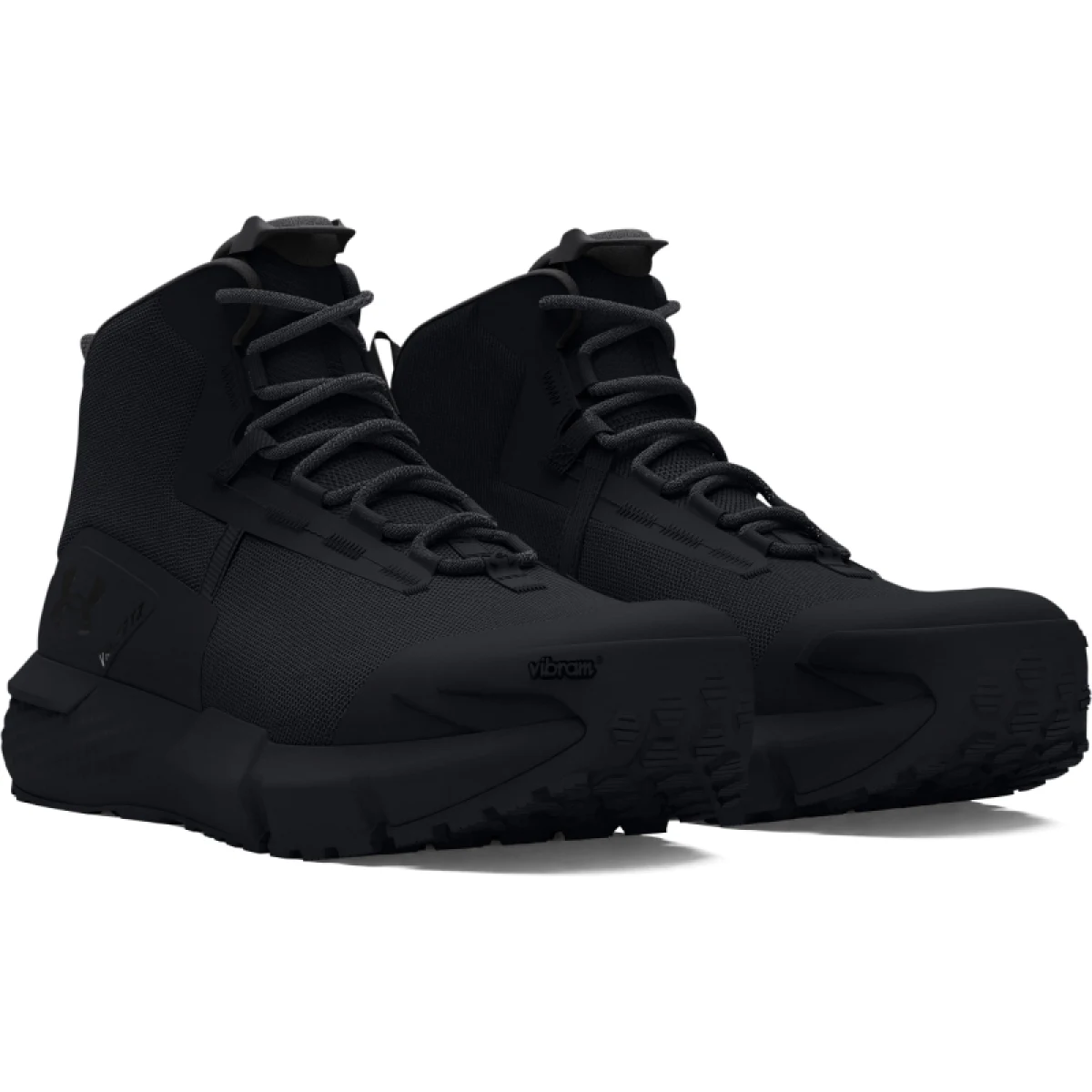Pánska členková turistická obuv UNDER ARMOUR UA Charged Valsetz Mid M black black jet gray · záber 5