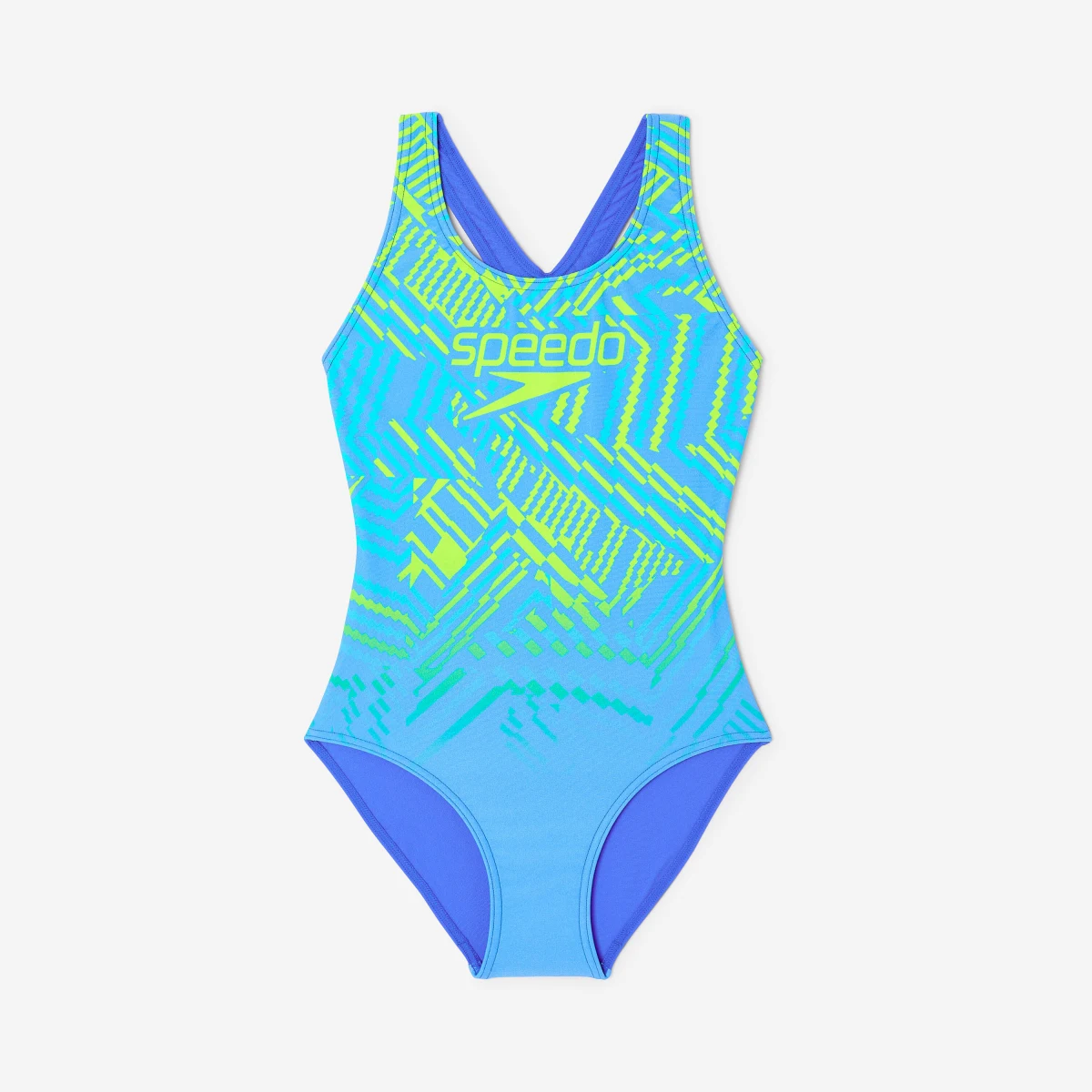 SPEEDO SPEEDO Splashback dievčenské jednodielne plavky modré 13-14 r · záber 2