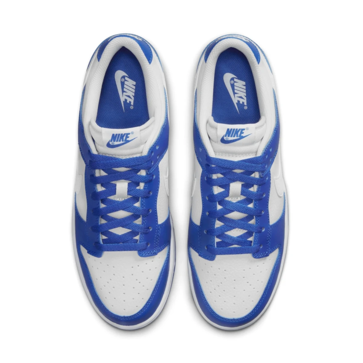 Pánská vycházková obuv NIKE Dunk Low photon dust racer blue white · záber 5