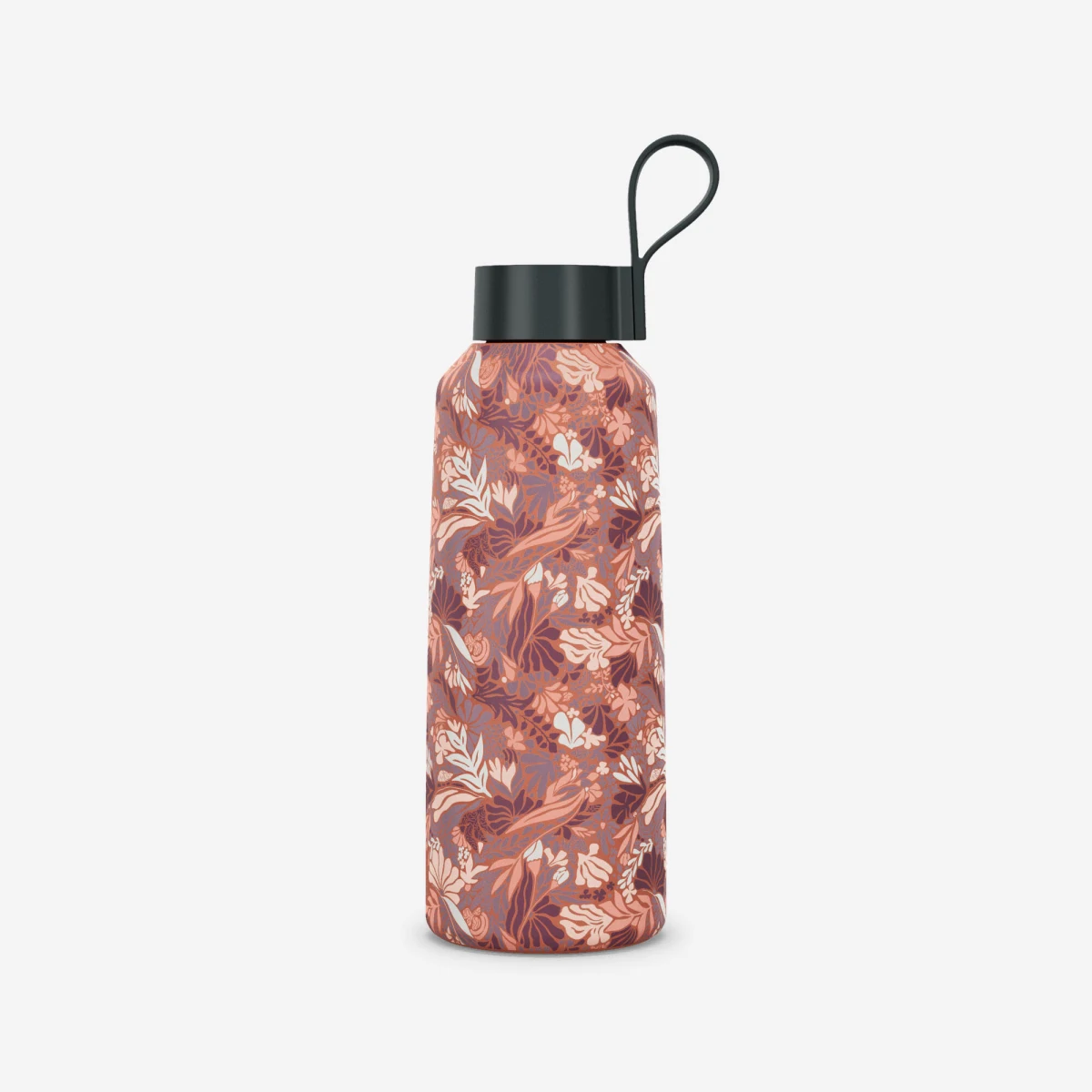 QUECHUA Antikorová fľaša 100 skrutkovacia 1l Flower Carnelian bez · záber 1