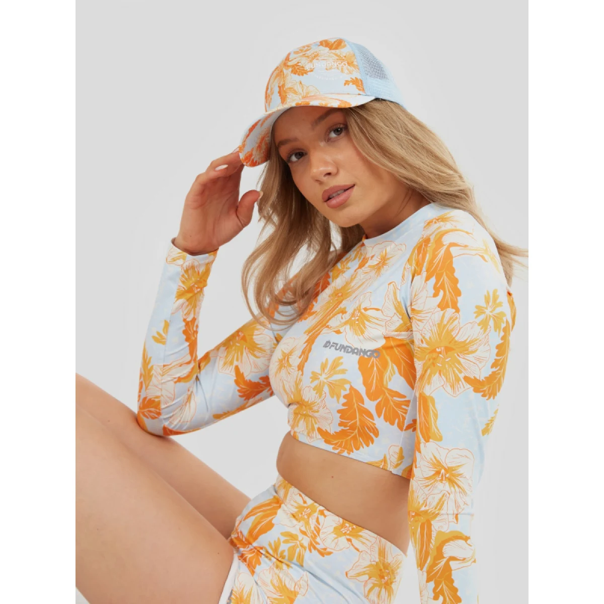Dámská kšiltovka FUNDANGO Amos Truck Driver Hat-265-soft orange · záber 5
