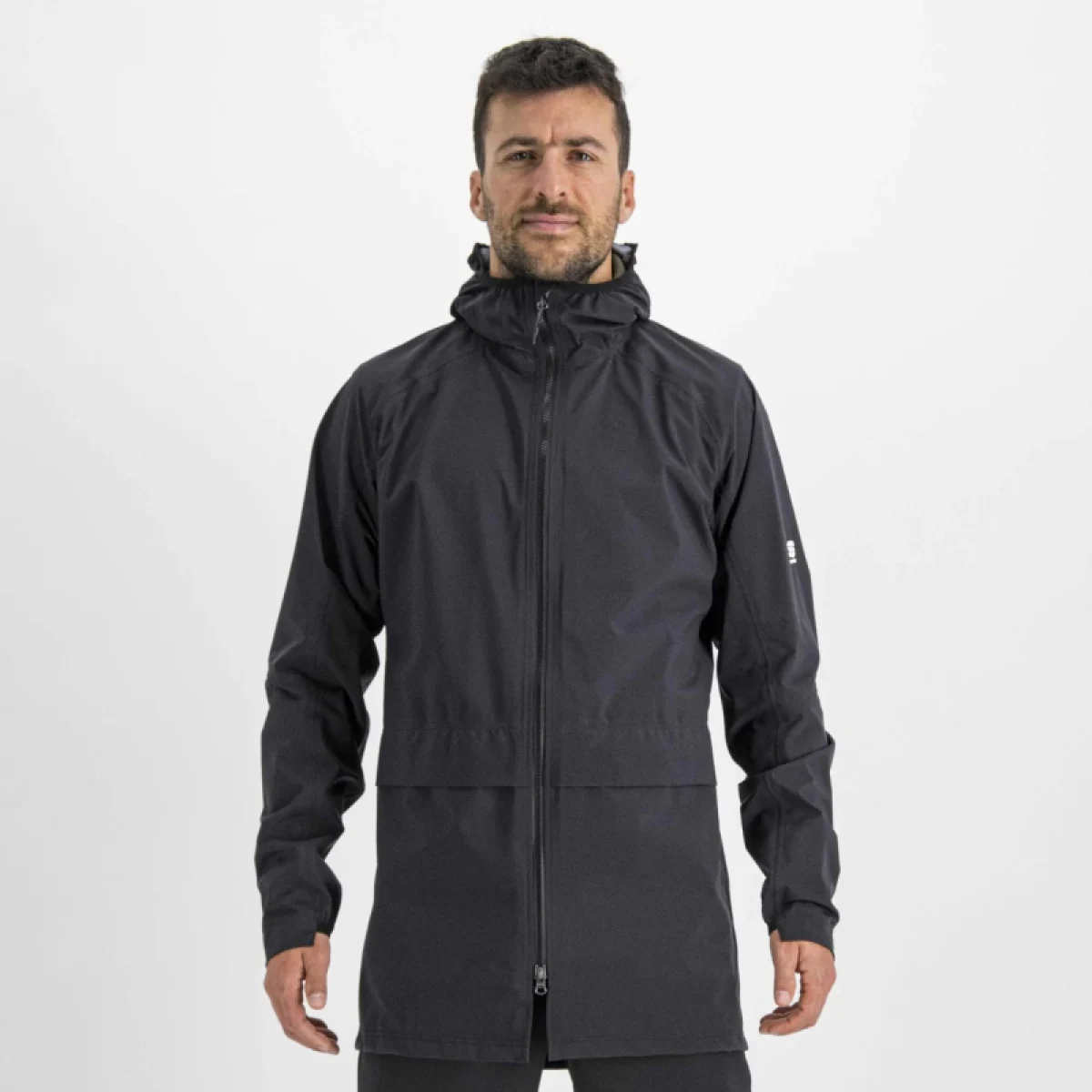 Pánská cyklistická bunda s kapucí SPORTFUL Metro hardshell, black · záber 2