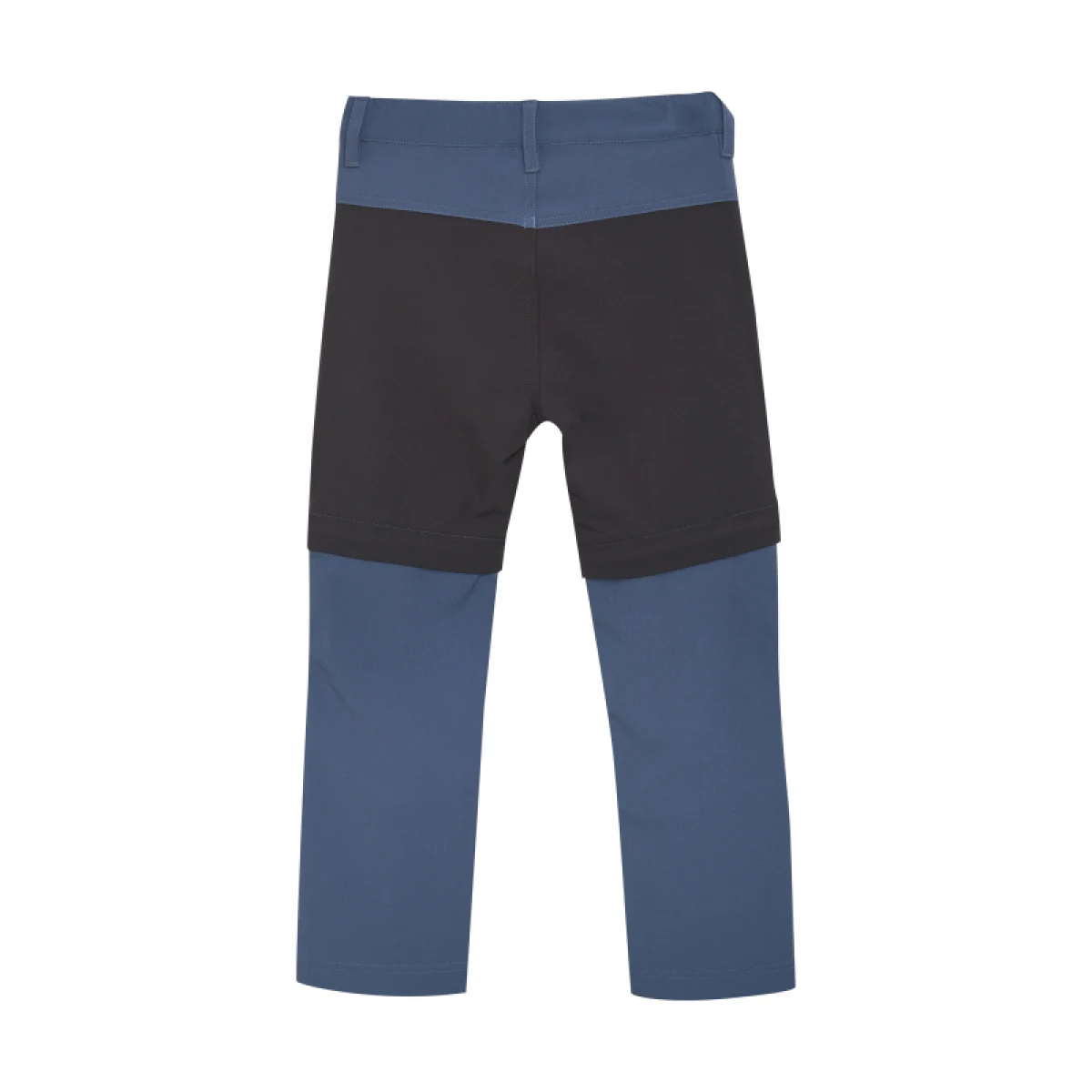 Gyerek túranadrágok COLOR KIDS Soft Pants Stretch W. Zip Off, vintage indigo · záber 2