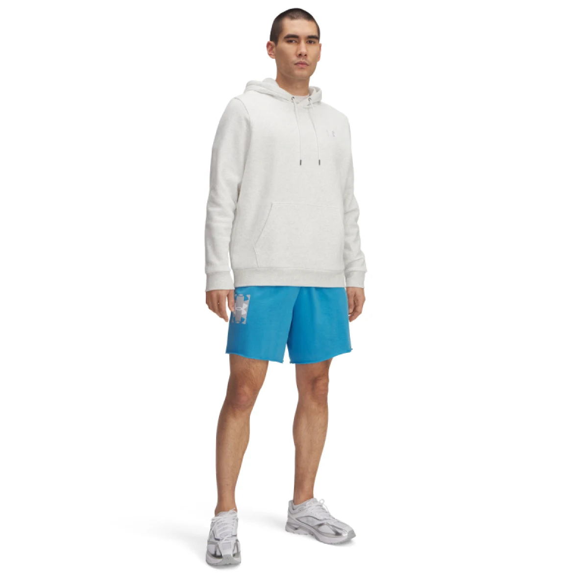 Pánské teplákové kraťasy UNDER ARMOUR UA Rival TerryLogo8inShort-BLU · záber 4