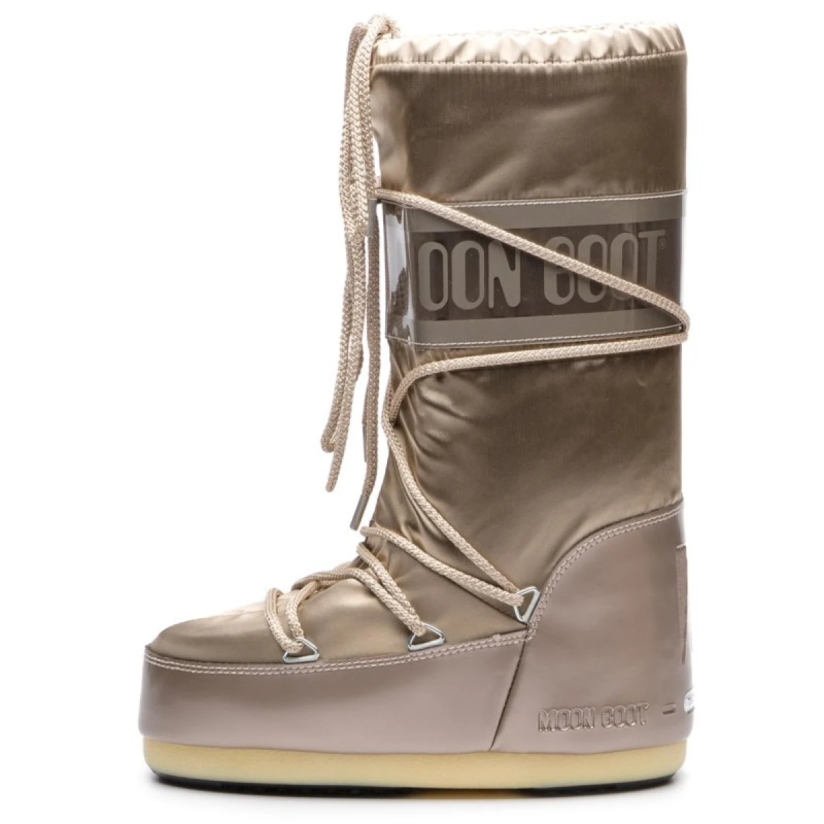 Dámske vysoké zimné topánky MOON BOOT ICON GLANCE, 001 platinum · záber 3