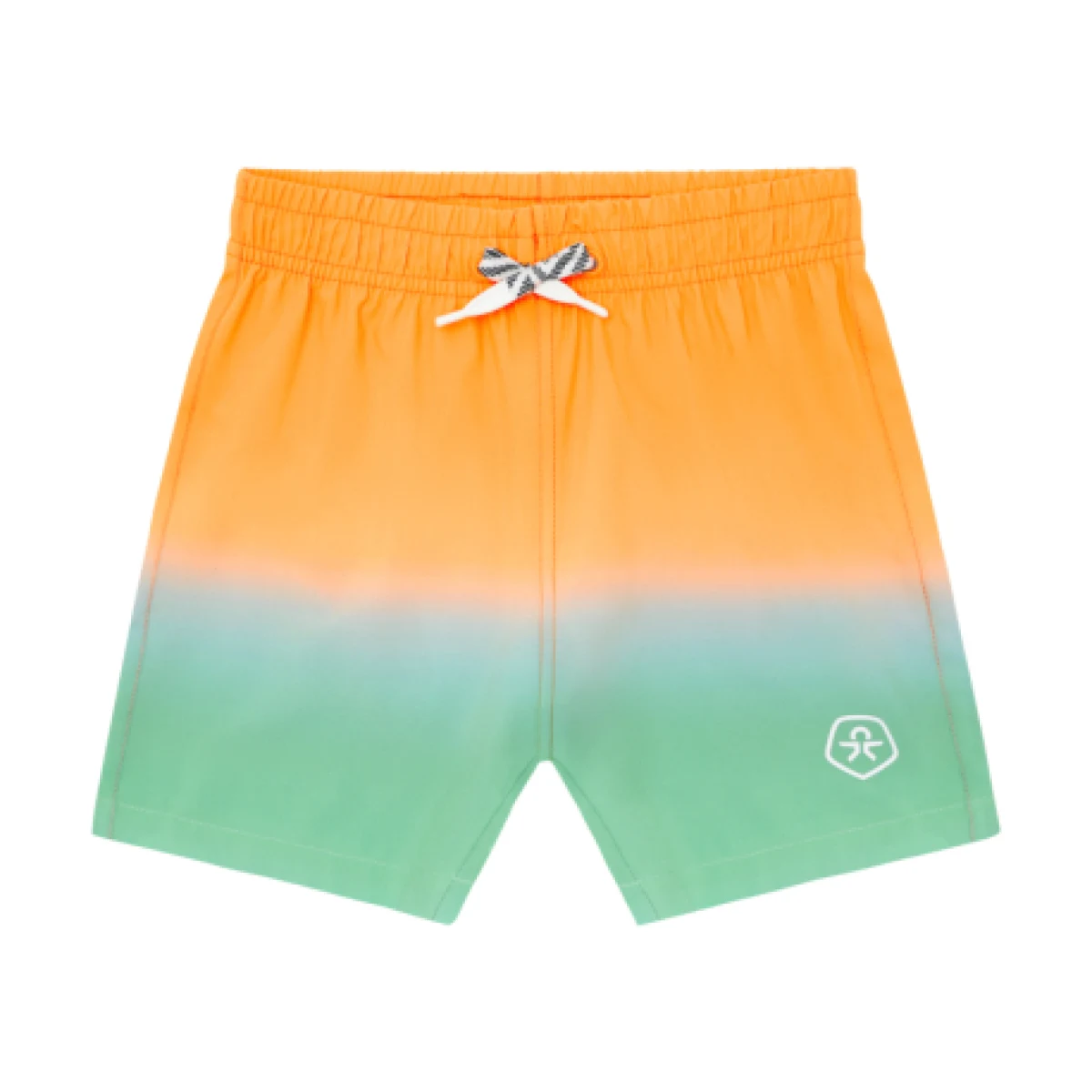 Gyerek fürdőruhák COLOR KIDS Swim Shorts, AOP & Magic-3520-Orange Pop · záber 1