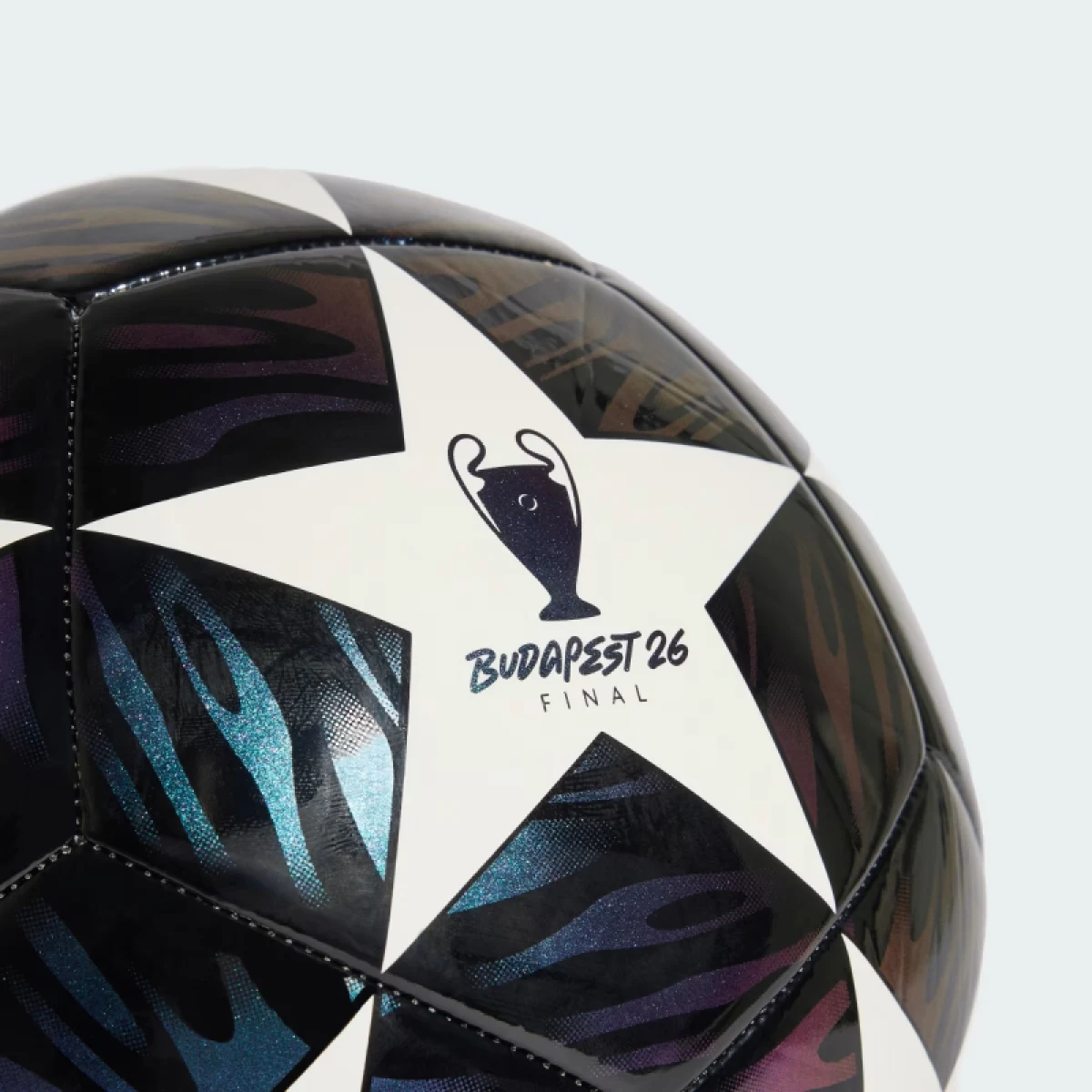 Futbalová lopta ADIDAS UCL CLB F BLACK WHITE · záber 4