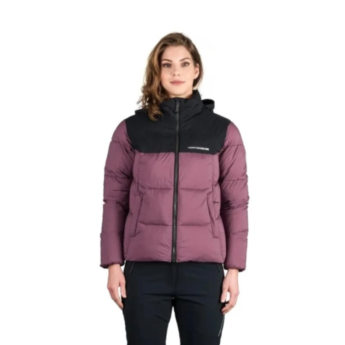 Dámska turistická bunda NORTHFINDER MINDI-676grapeblack · záber 1