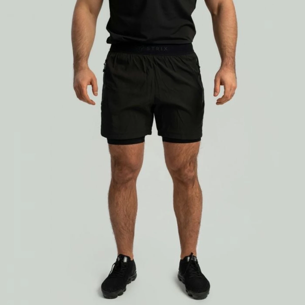 Шорти 2в1 Black - STRIX - Размер: S | Тегло: 0,24 g | Опаковка: 80 · záber 1