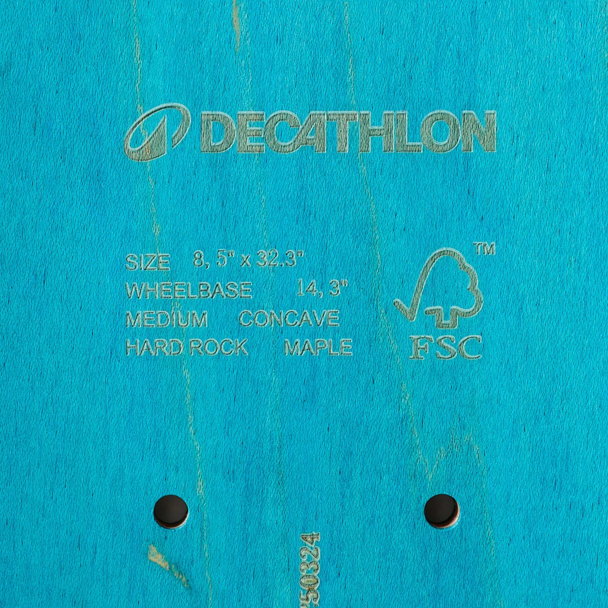 DECATHLON Skateboardová doska DK500 POPSICLE javor 8,5" grafika „SINCE 1976“ 8,5" · záber 2