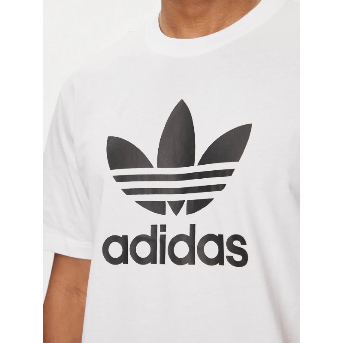 Pánské tričko s krátkým rukávem ADIDAS Trefoil t-shirt-White · záber 5