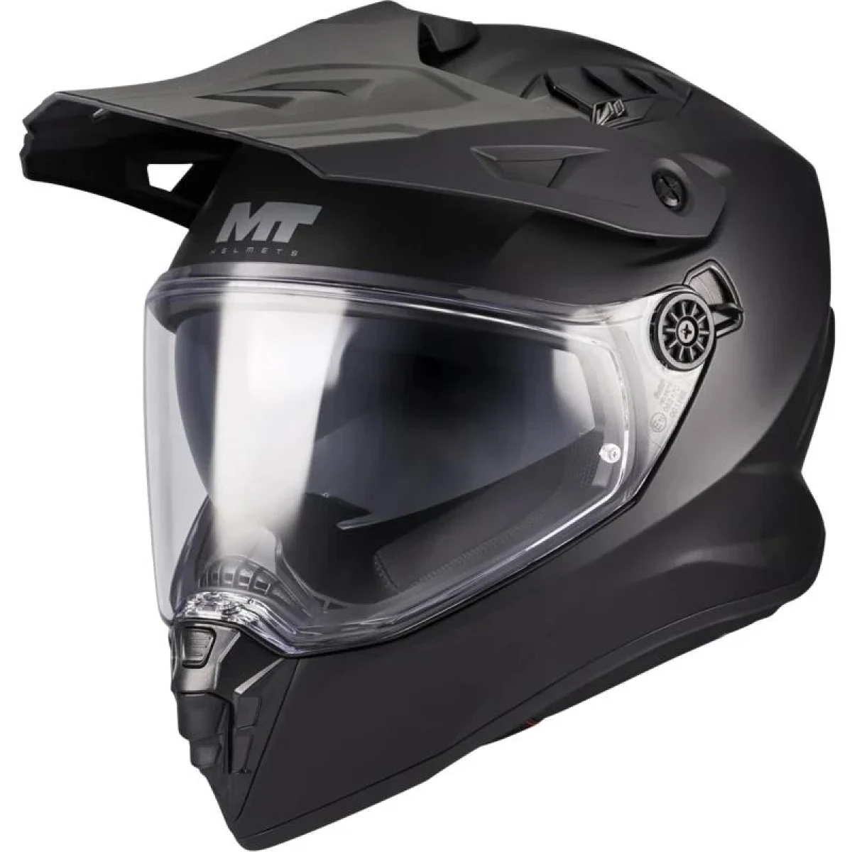 MT Helmets Track SV Pure A1 matná černá - Velikost: 57-58 | Barva: Čierna · záber 1