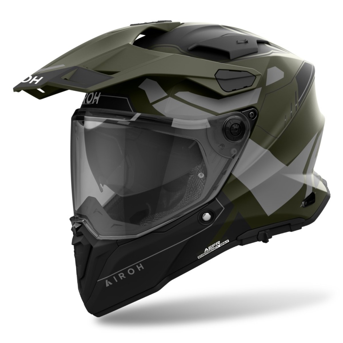 AIROH Commander 2 Reveal matná military zelená XS (53-54) · záber 1