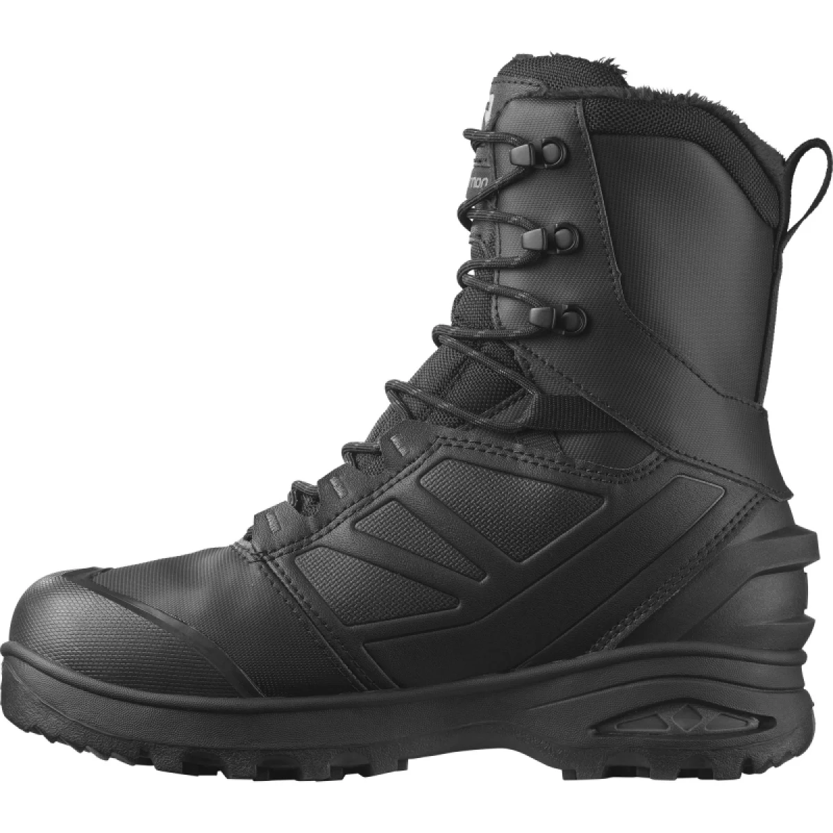 Pánske vysoké zimné topánky SALOMON Toundra Pro CSWP M black black magnet · záber 3