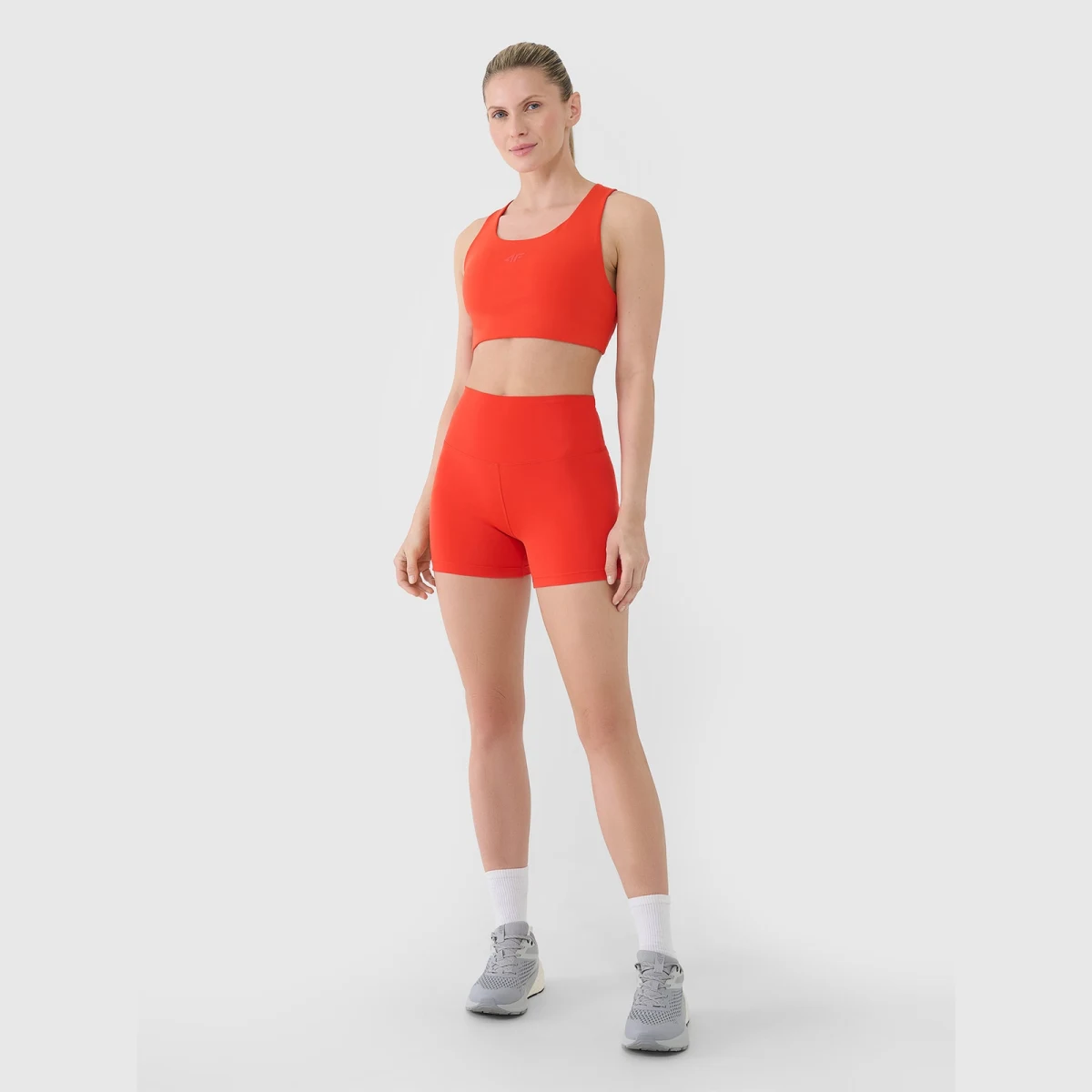 Dámské krátké sportovní legíny - červené · záber 1