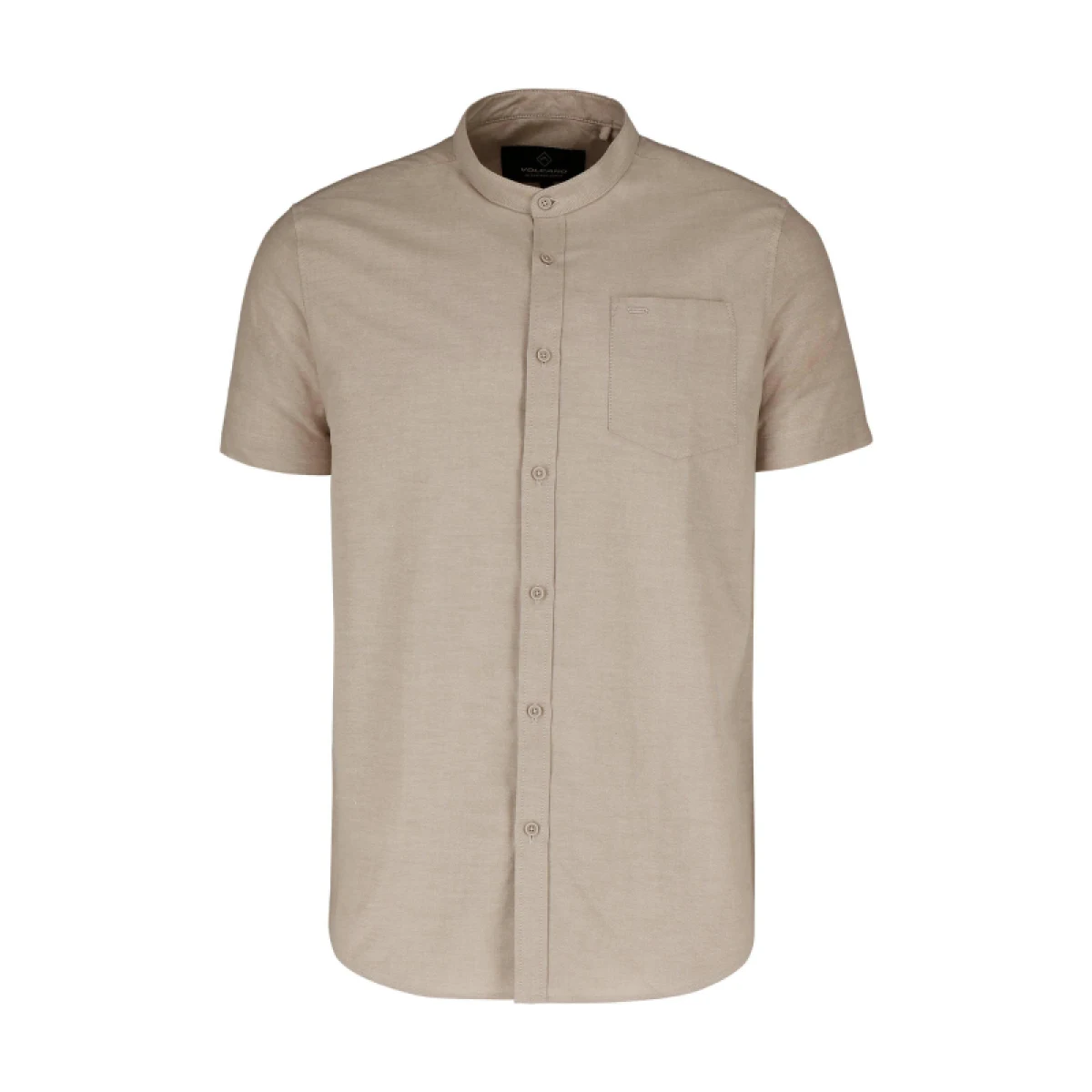Pánska košeľa s krátkym rukávom VOLCANO C-TRIFO-BEIGE · záber 5