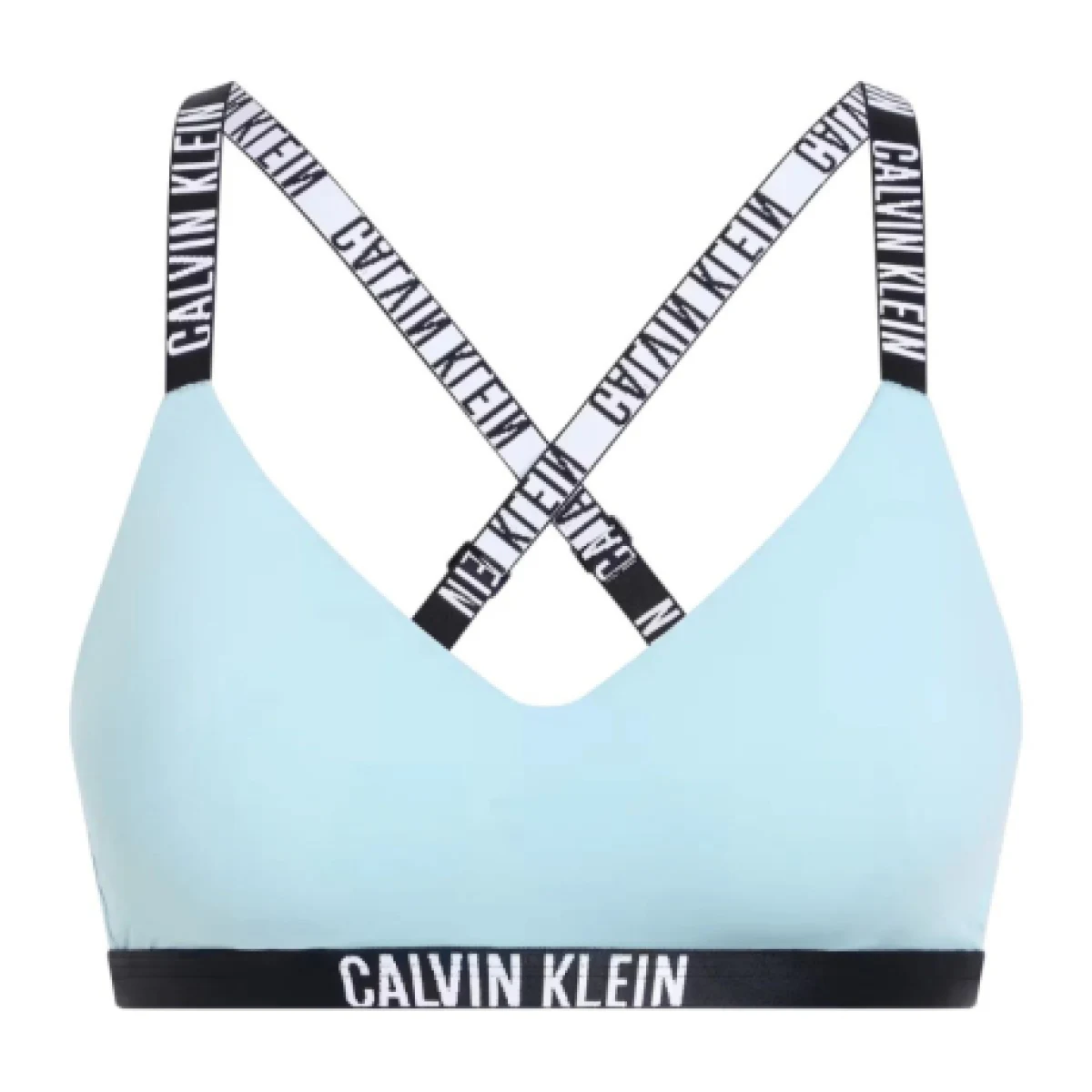 Dámská podprsenka CALVIN KLEIN LGHTLY LINED BRALETTE-Ether · záber 1