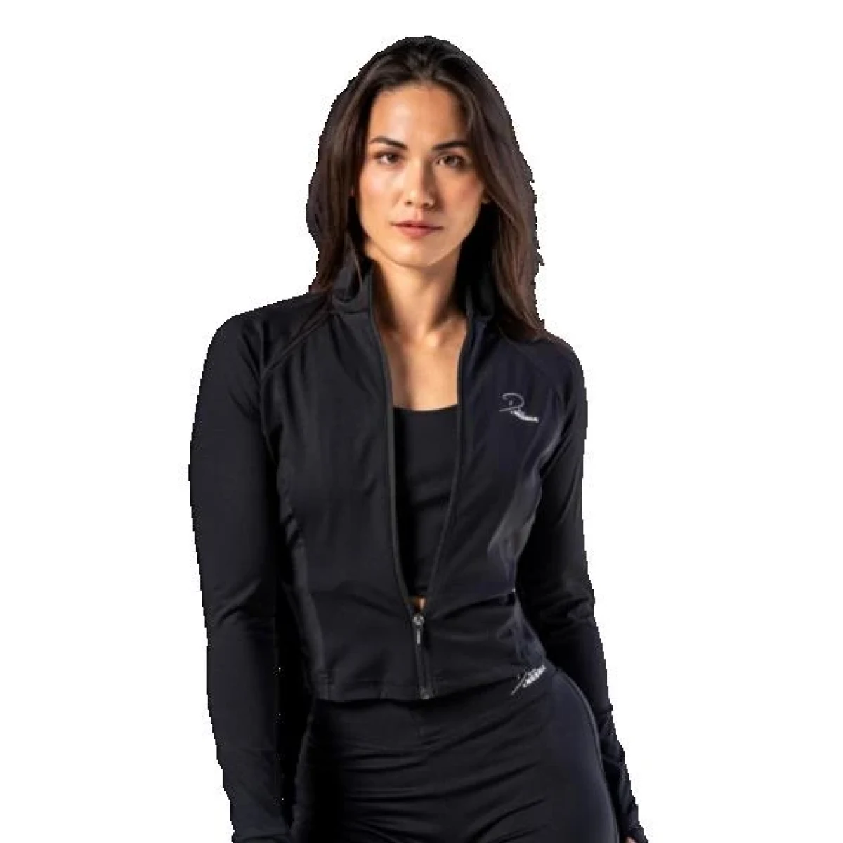 Nebbia Deni x NEBBIA Fitness tracktop na zip 314 - Velikost: M | Barva: Čierna · záber 1
