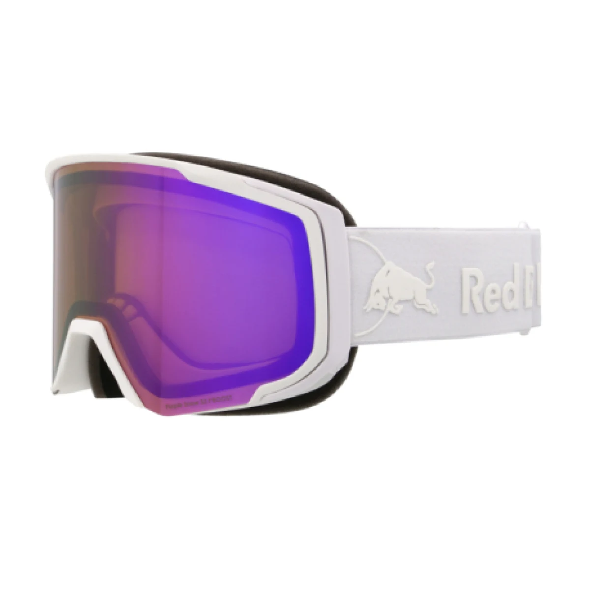 Lyžařské brýle RED BULL SPECT JIBB-04PU2, white orange with purple mirror · záber 1