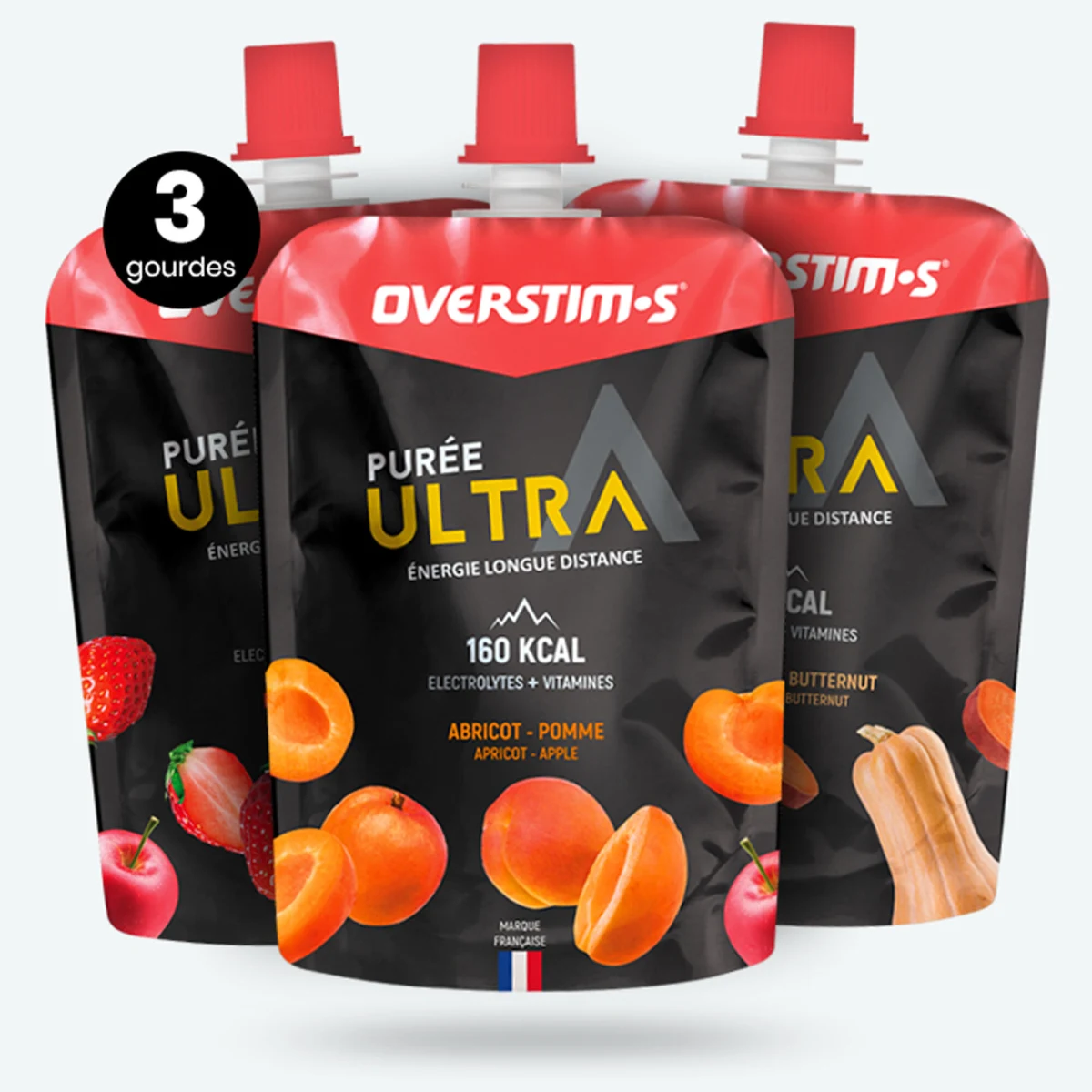 OVERSTIM.S OVERSTIM.S Ultra energetické pyré mix 3 x 90 g bez · záber 1