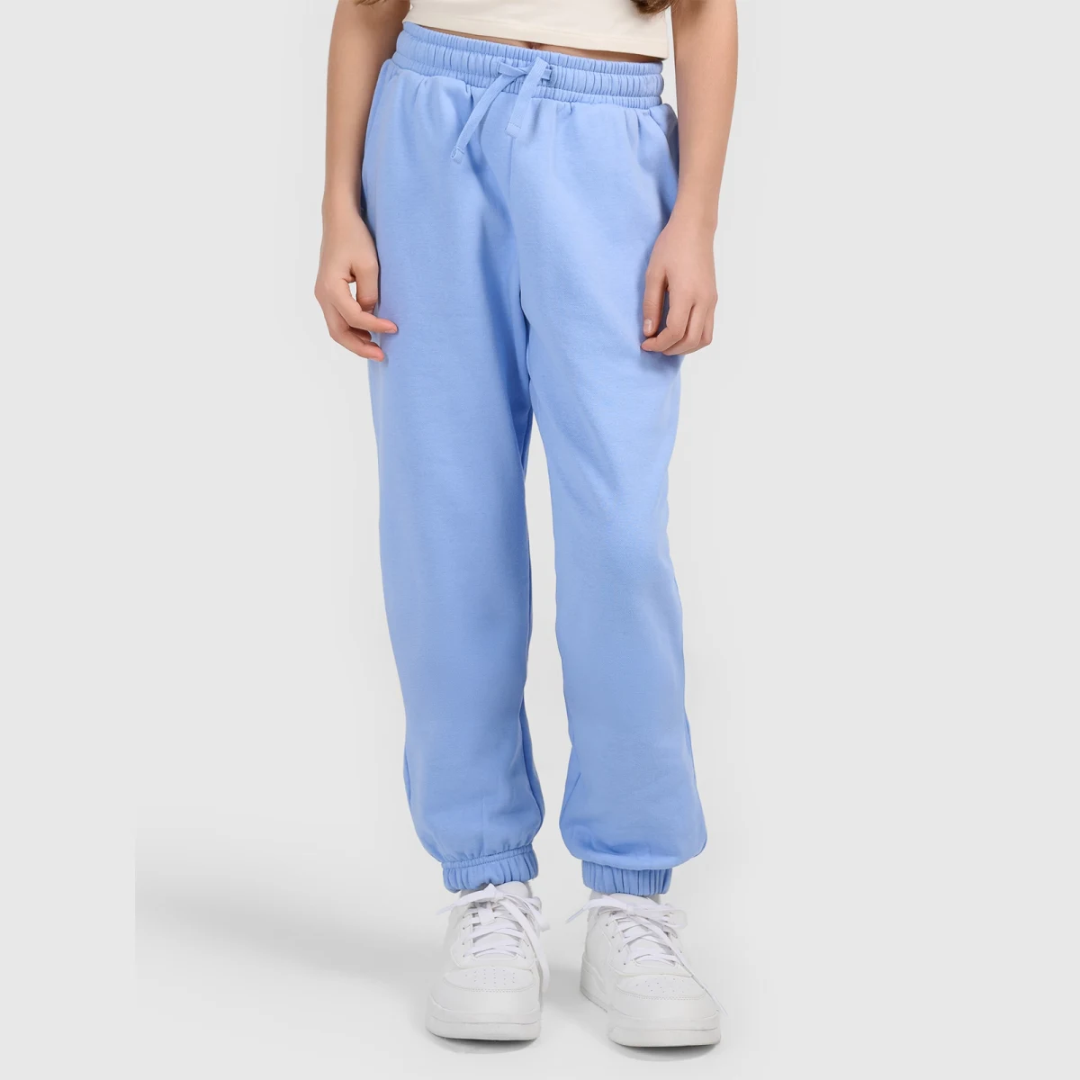 Dívčí teplákové jogger kalhoty - modré · záber 2