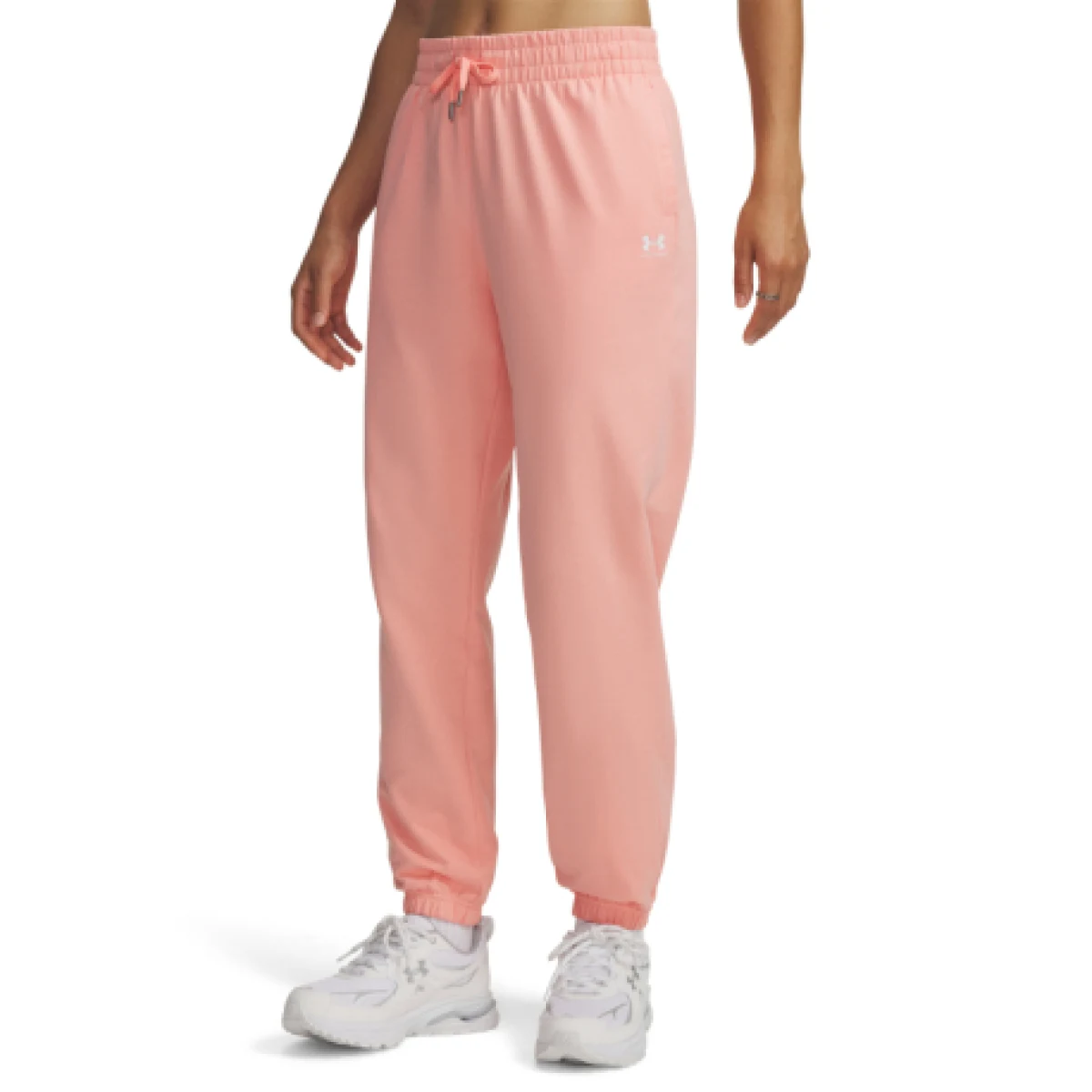 Dámske tepláky UNDER ARMOUR Sport Terry Jogger-PNK · záber 1