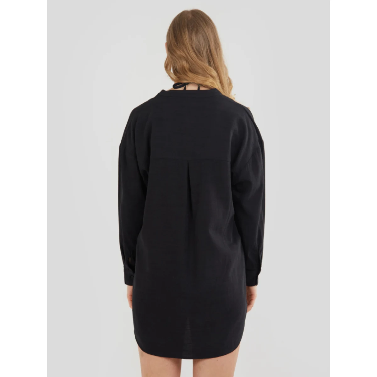 Dámská košile s dlouhým rukávem FUNDANGO Athene Cover-up-890-black · záber 3