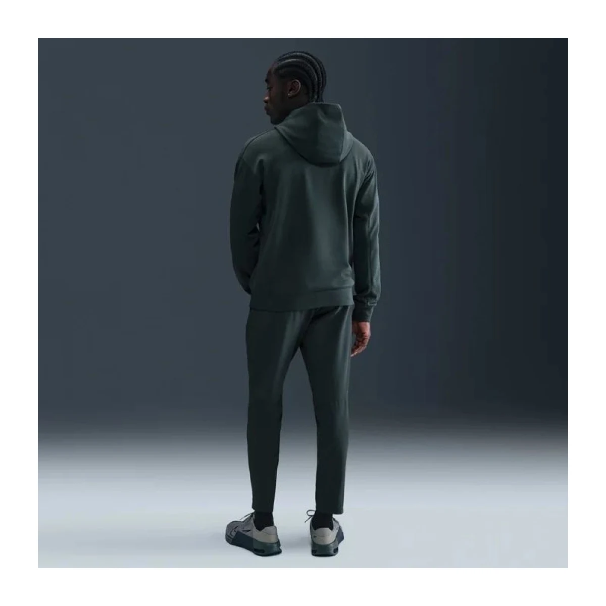 Pánska tréningová mikina s kapucňou NIKE PRO M NP DF NPT MIDLAYER HOODIE SEAWEED BLACK · záber 5