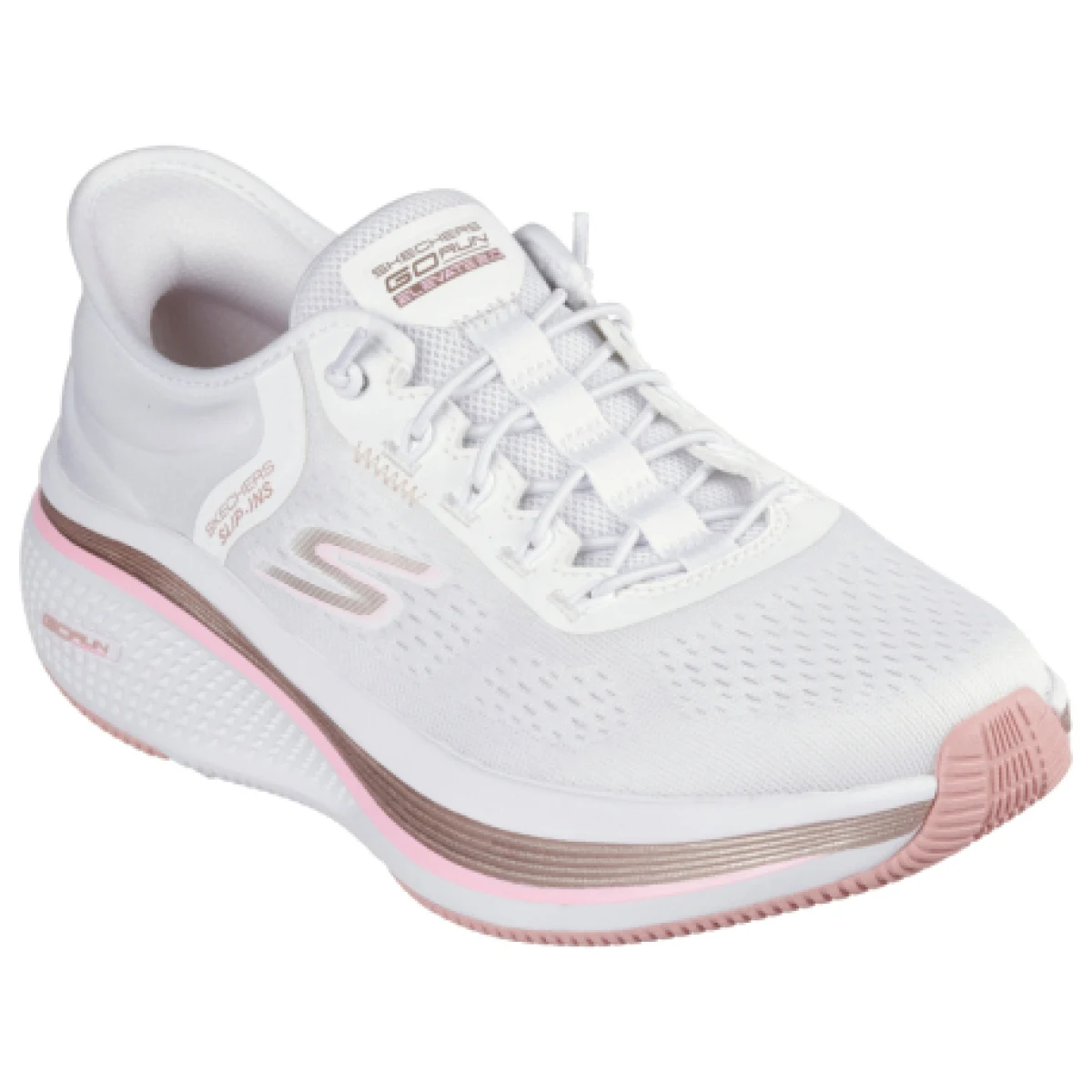 Dámská rekreační obuv SKECHERS Go Run Elevate 2.0 Slip-Ins W white pink · záber 1
