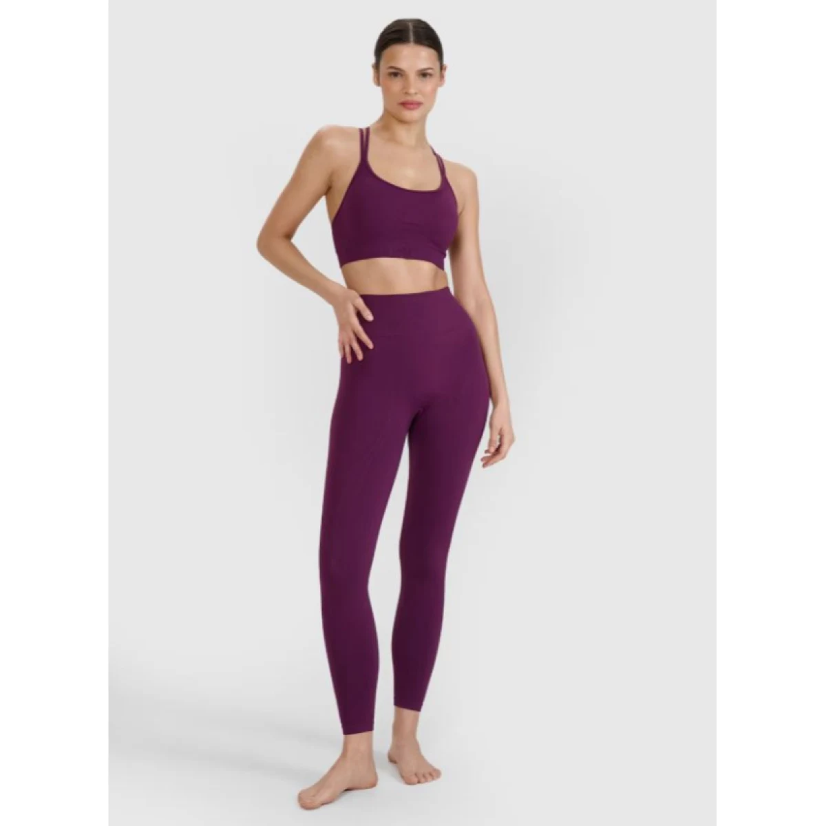 Dámské legíny 4F TIGHTS FNK F347-50S-DARK VIOLET · záber 5