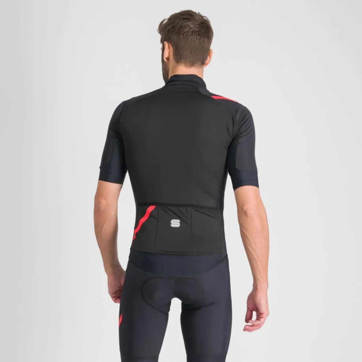 Pánská cyklistická bunda SPORTFUL Fiandre light no rain jacket s, black · záber 3