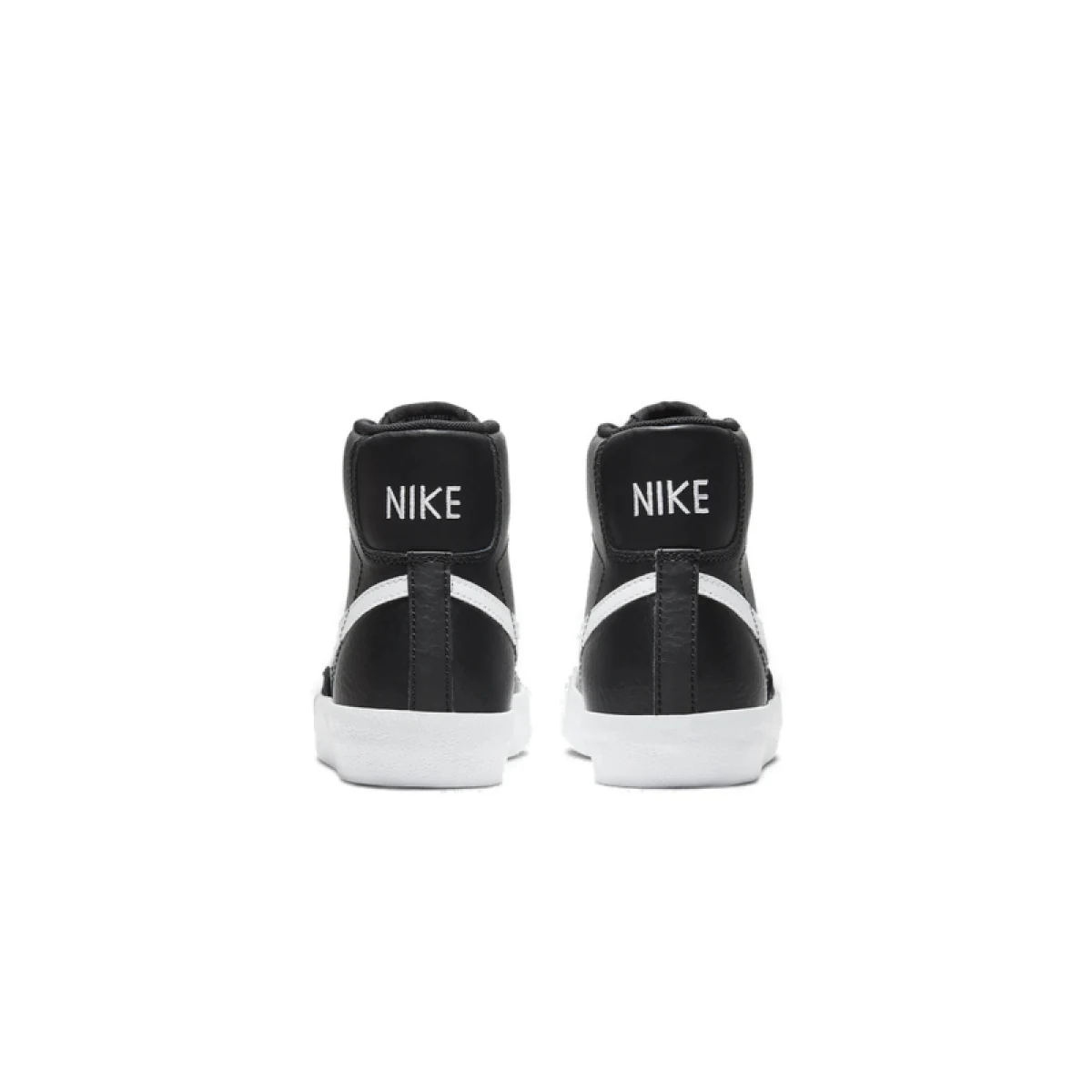 Juniorská vycházková obuv NIKE Blazer Mid 77 black white team orange · záber 5