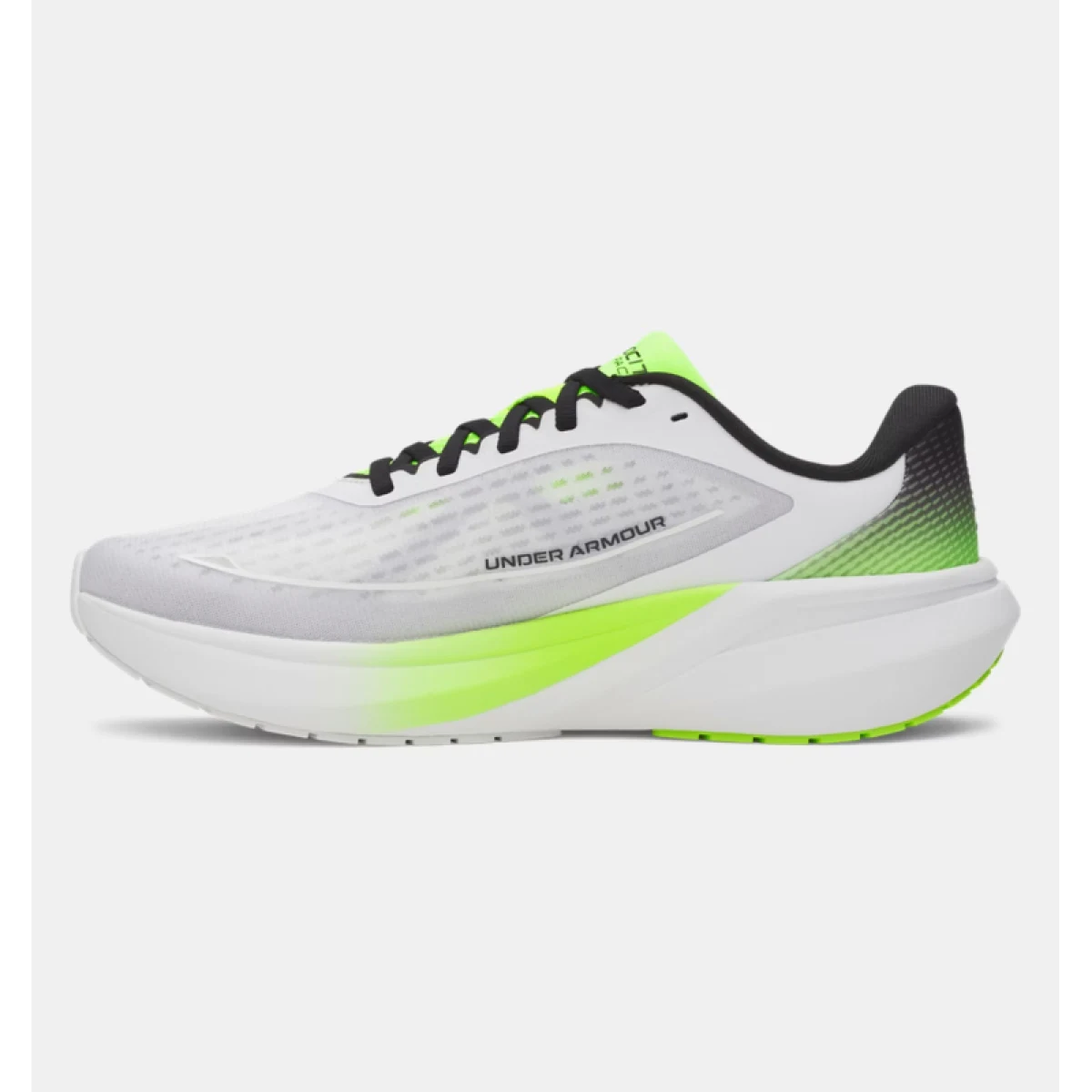 Pánska bežecká obuv UNDER ARMOUR UA Velociti Pace M white high vis yellow black · záber 3
