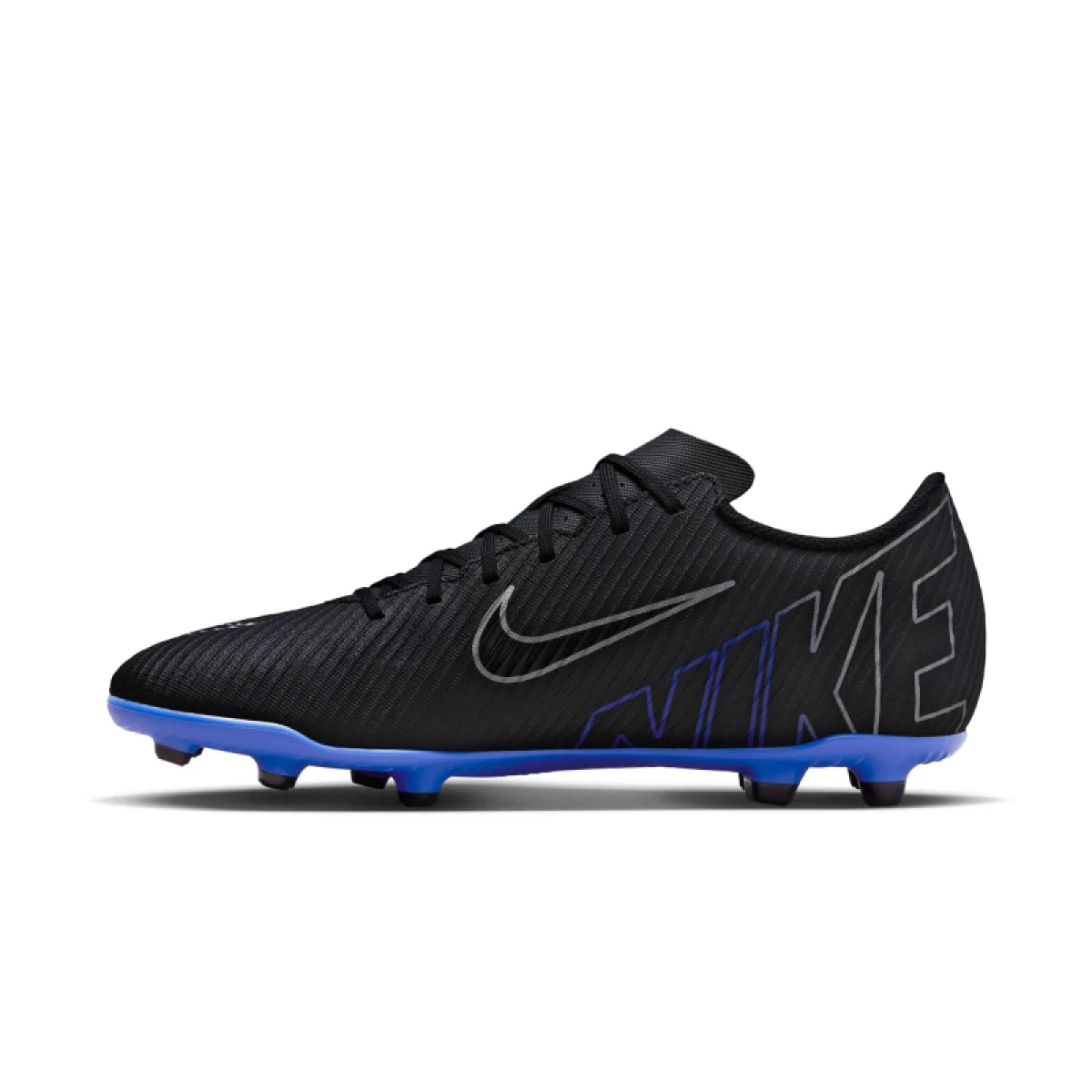 Pánské outdoorové fotbalové kopačky NIKE Mercurial Vapor 15-24 Club M FG black hyper royal chrome · záber 2
