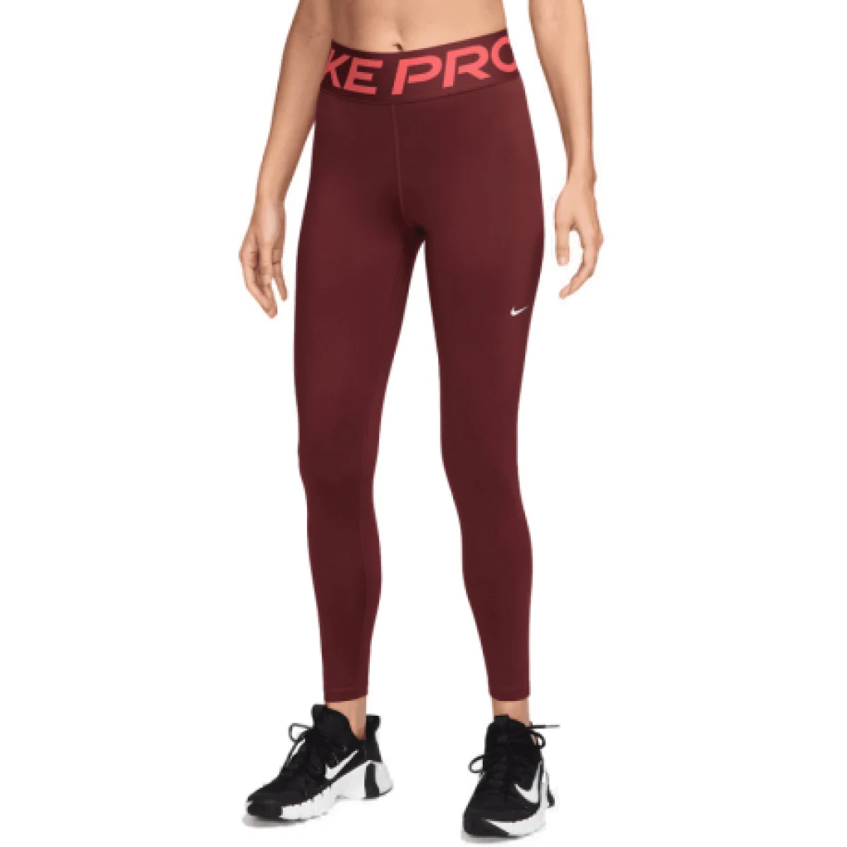 Dámské legíny NIKE PRO W NP SCULPT DF HR TIGHT-619-Red · záber 1