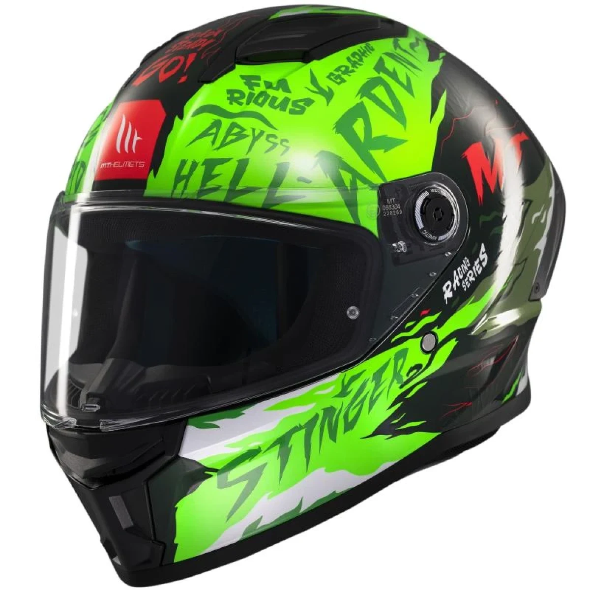 MT Helmets Stinger 2 Ardent zelená - Velikost: 55-56 | Barva: Zelená · záber 1