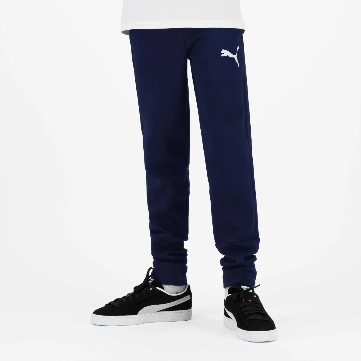 PUMA PUMA Active detské tepláky tmavomodré 5-6 r (116 cm) · záber 1