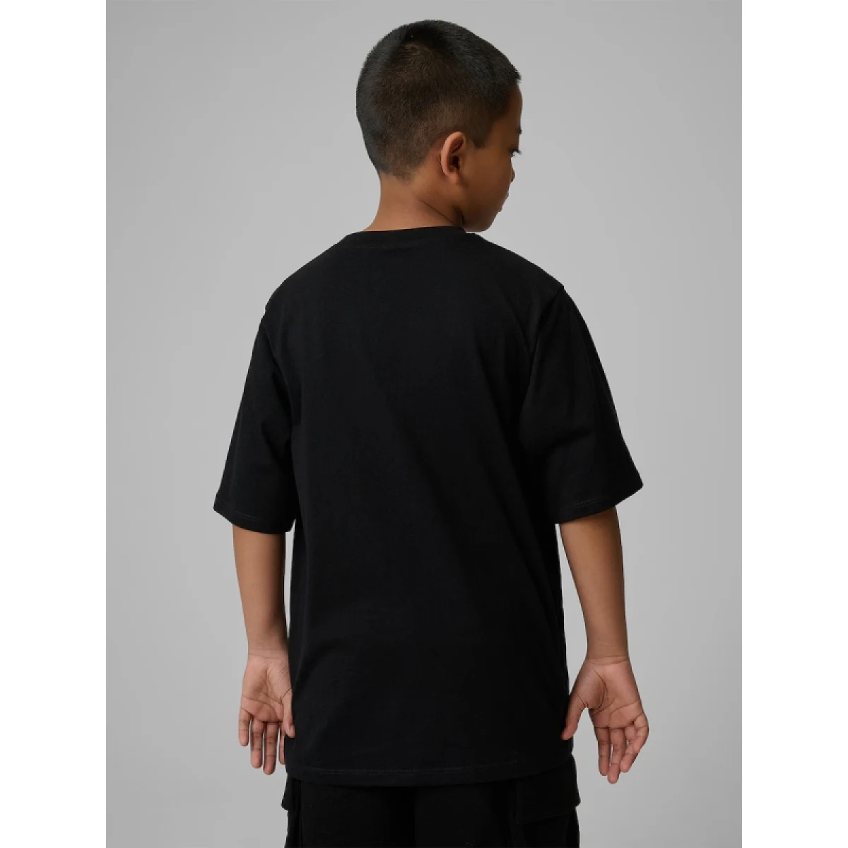 Chlapecké tričko s krátkým rukávem 4F JUNIOR TSHIRT M3012-20S-DEEP BLACK · záber 3