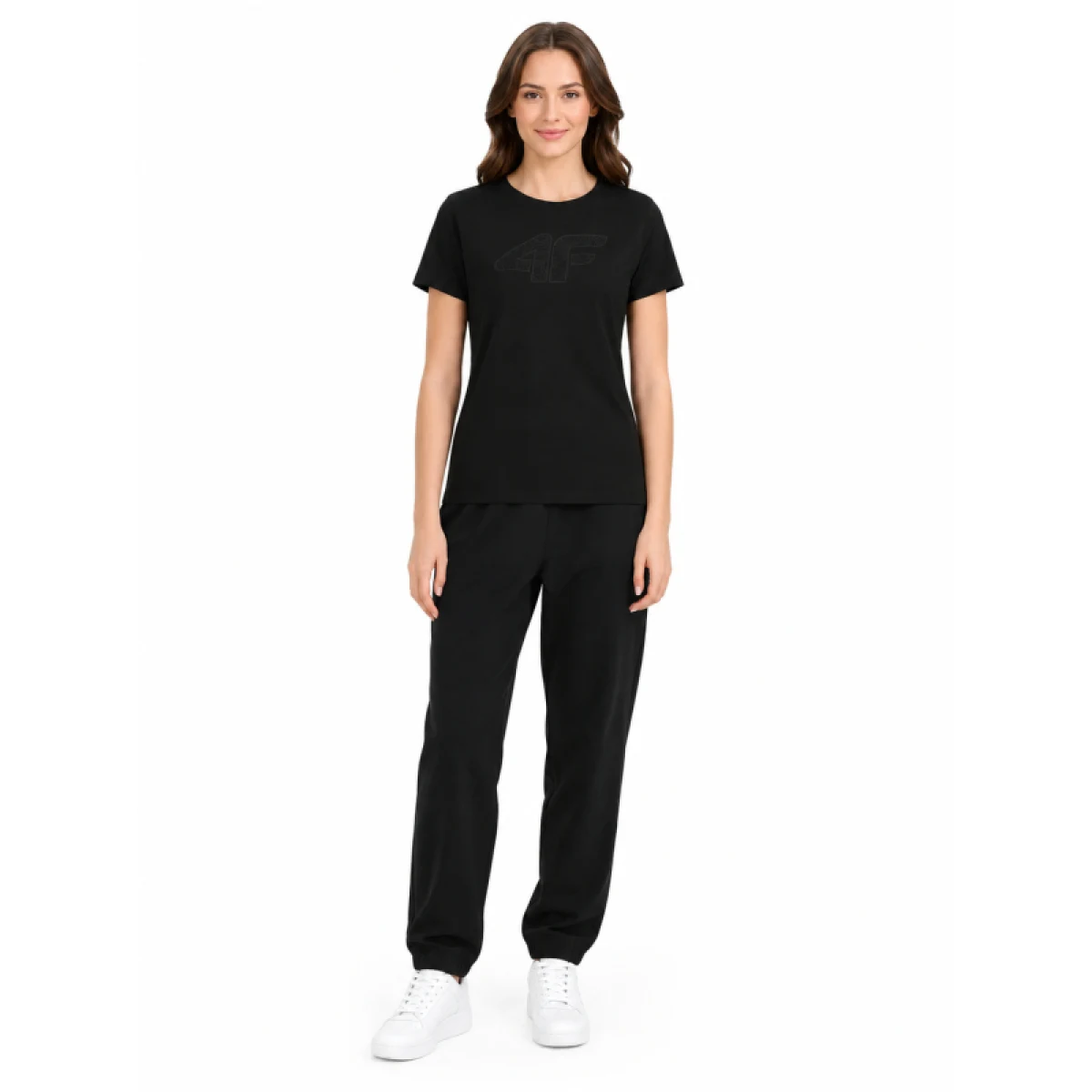 Dámské tričko s krátkým rukávem 4F TSHIRT F3309-20S-DEEP BLACK · záber 4