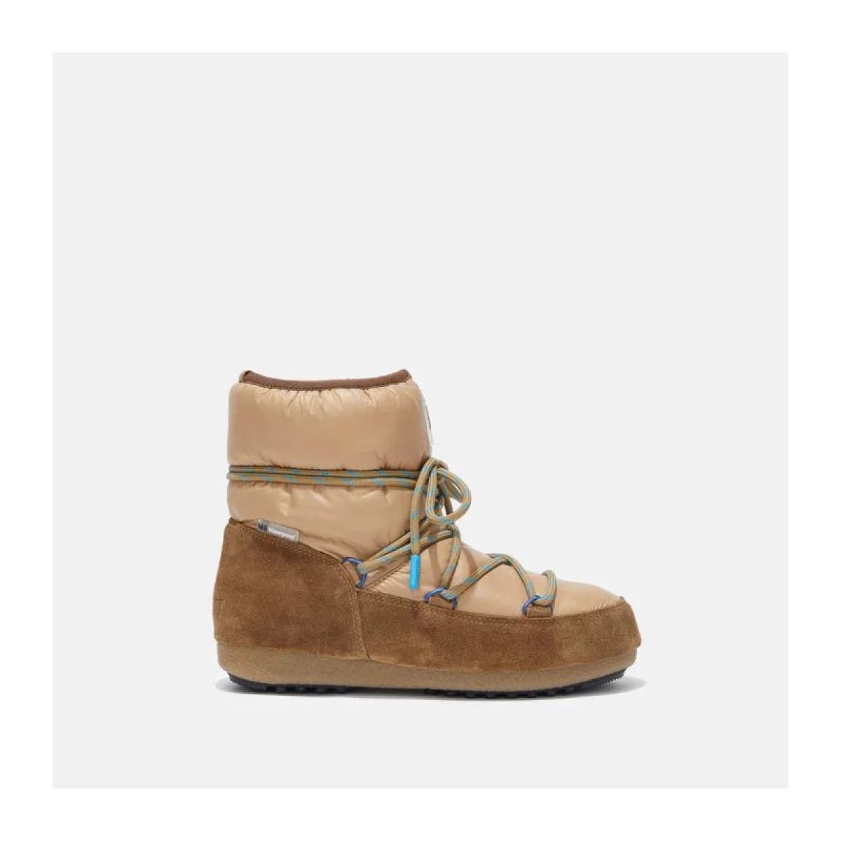 Dívčí nízké zimní boty MOON BOOT JR GIRL LOW SUEDE NY, 001 brown · záber 2