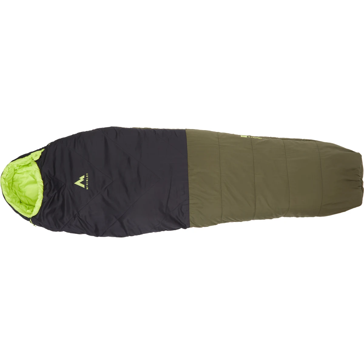 McKinley Trekker I Mummy Sleeping Bag - Farba: Čierna, Zelená · záber 2