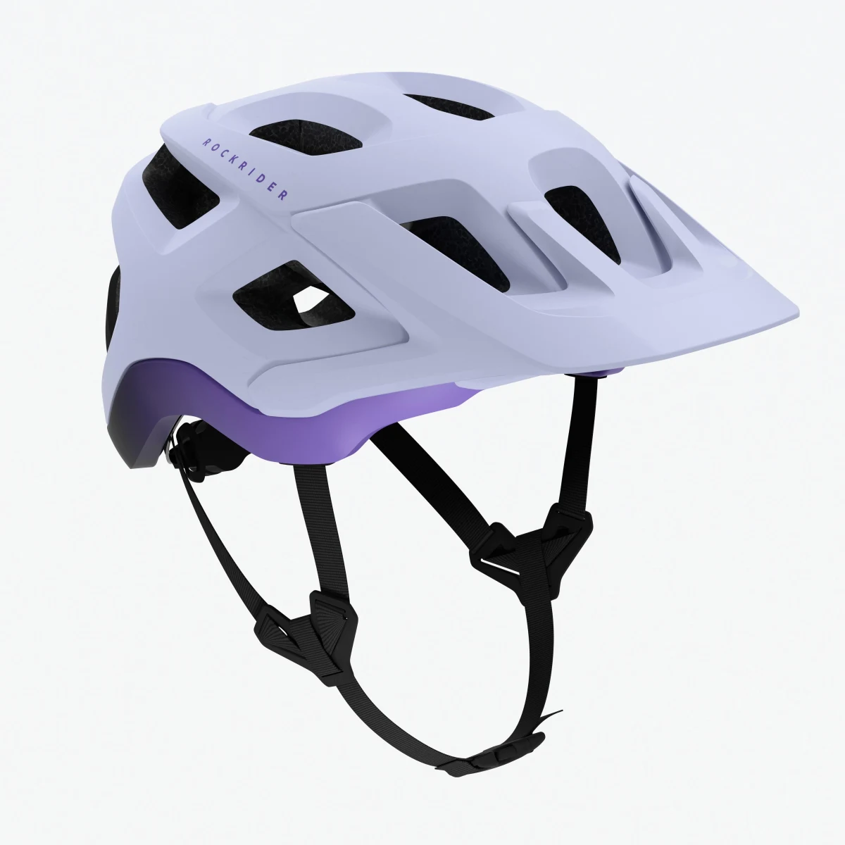 ROCKRIDER Prilba na horskú cyklistiku EXPL 500 fialová S · záber 1