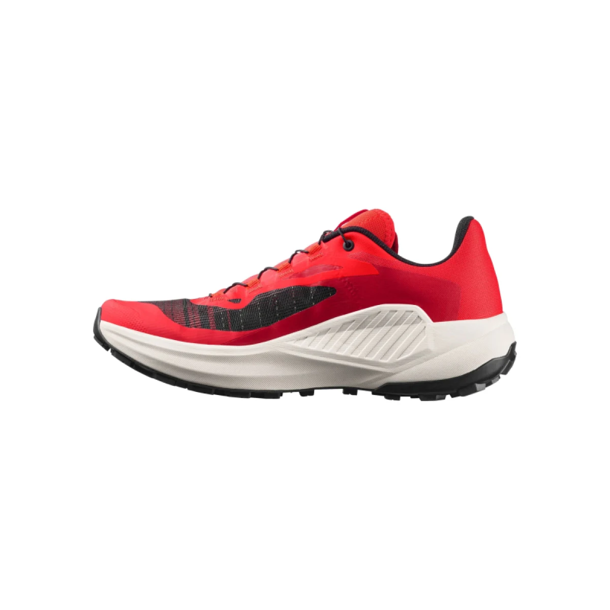 Pánska bežecká trailová obuv SALOMON Genesis M fiery red lava falls black · záber 2
