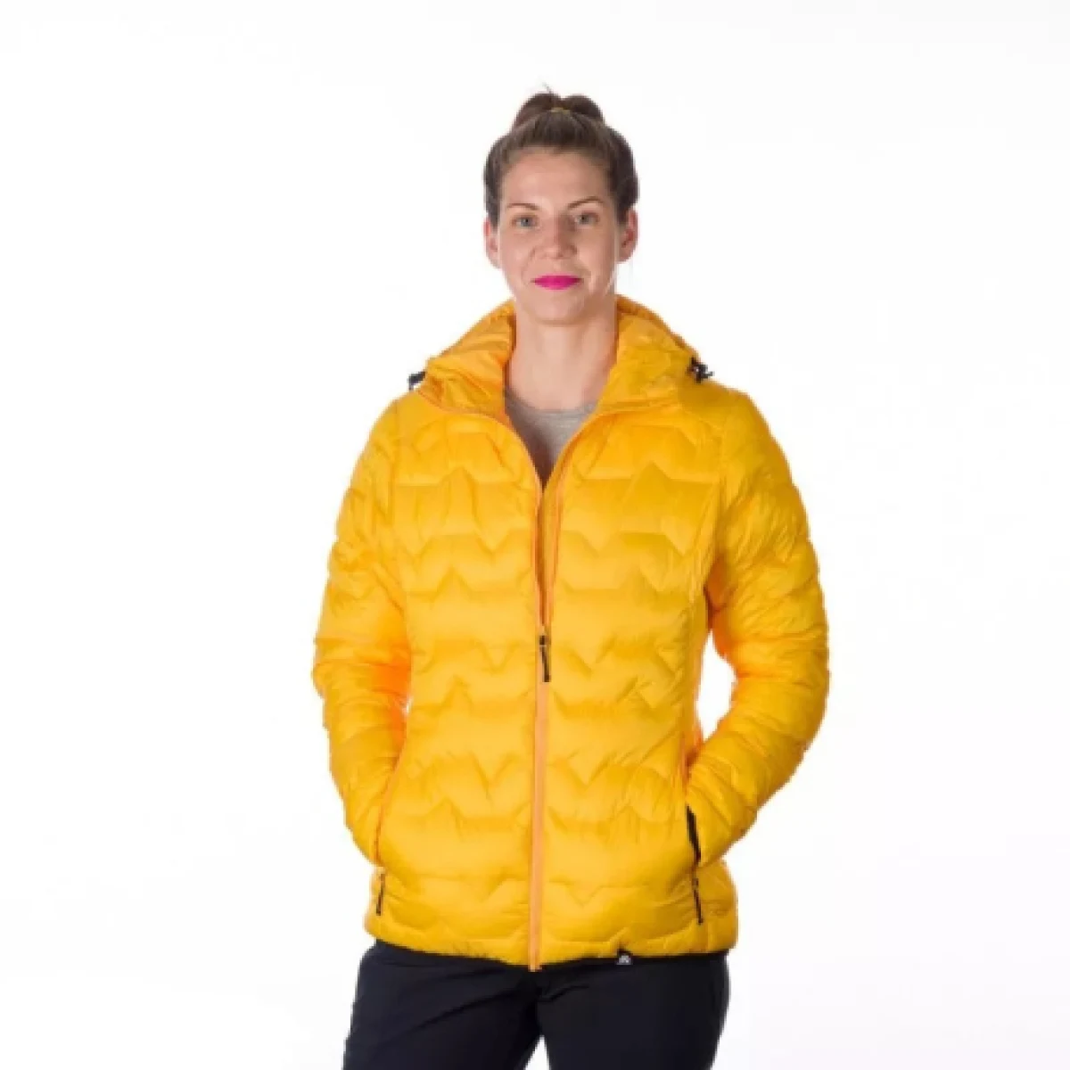 Dámská turistická bunda NORTHFINDER ELMA-314-goldenyellow · záber 1
