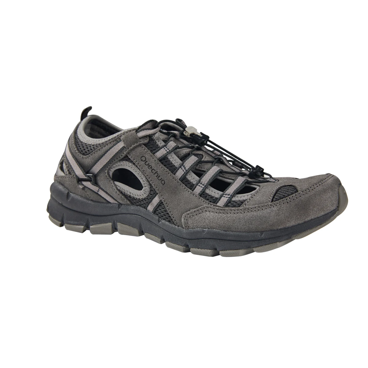 QUECHUA Pánske turistické sandále NH100 Fresh sivé 42 · záber 1
