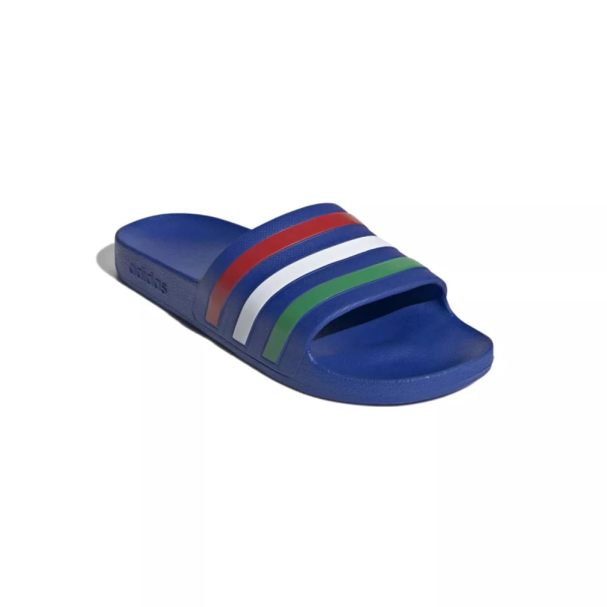 Pánske šlapky (plážová obuv) ADIDAS Adilette Aqua M bold blue green cloud white · záber 3