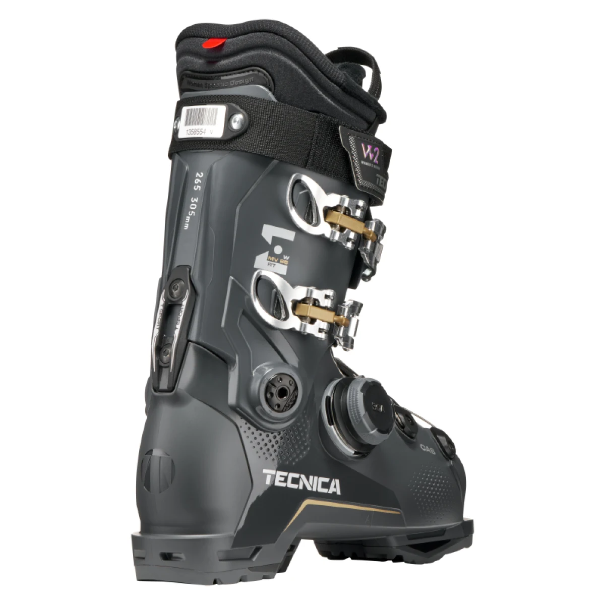 Dámské lyžařské boty na sjezdovku - on piste TECNICA Mach BOA MV 85 W RT GW, race grey · záber 5