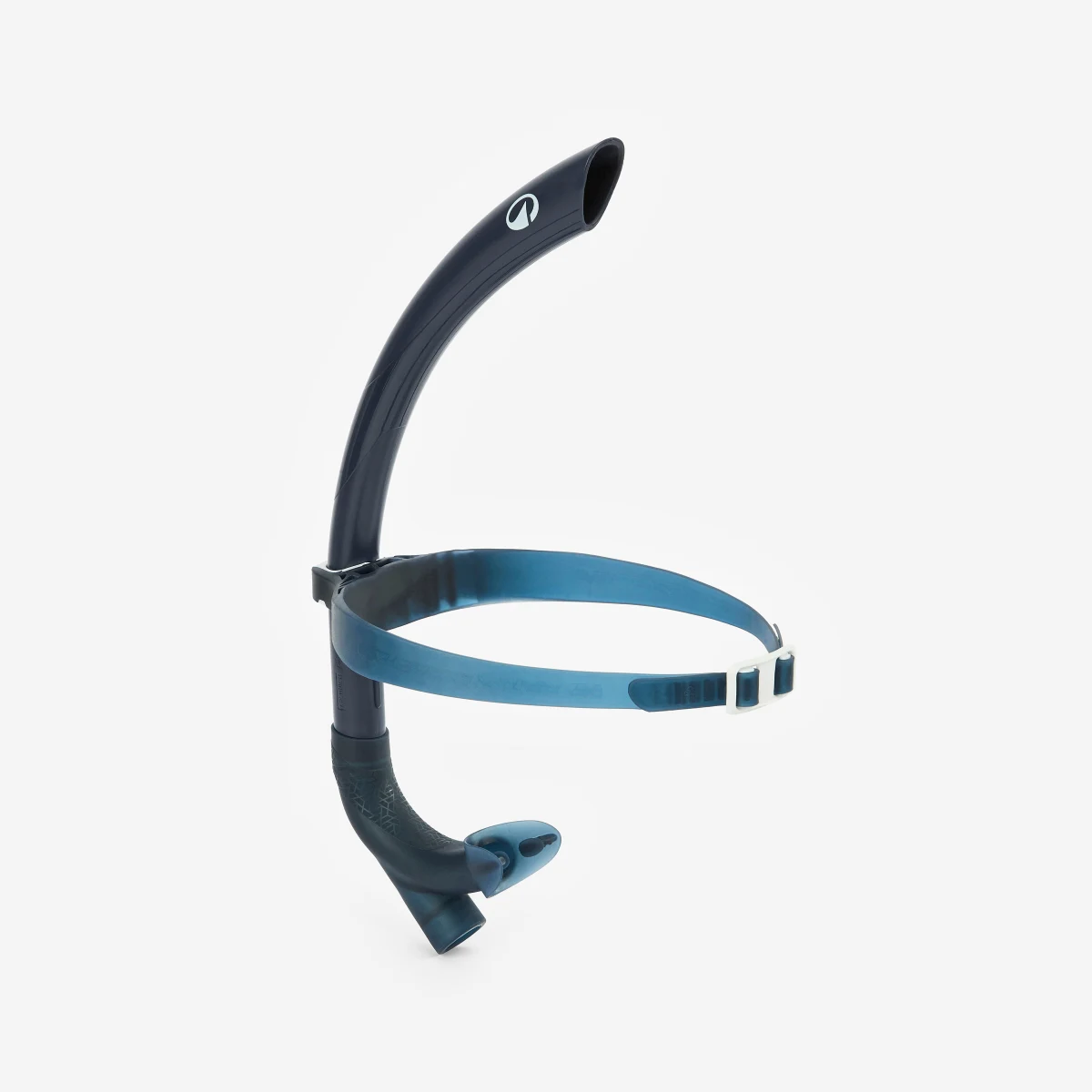 DECATHLON Čelný plavecký šnorchel S/M modro-biely bez · záber 1