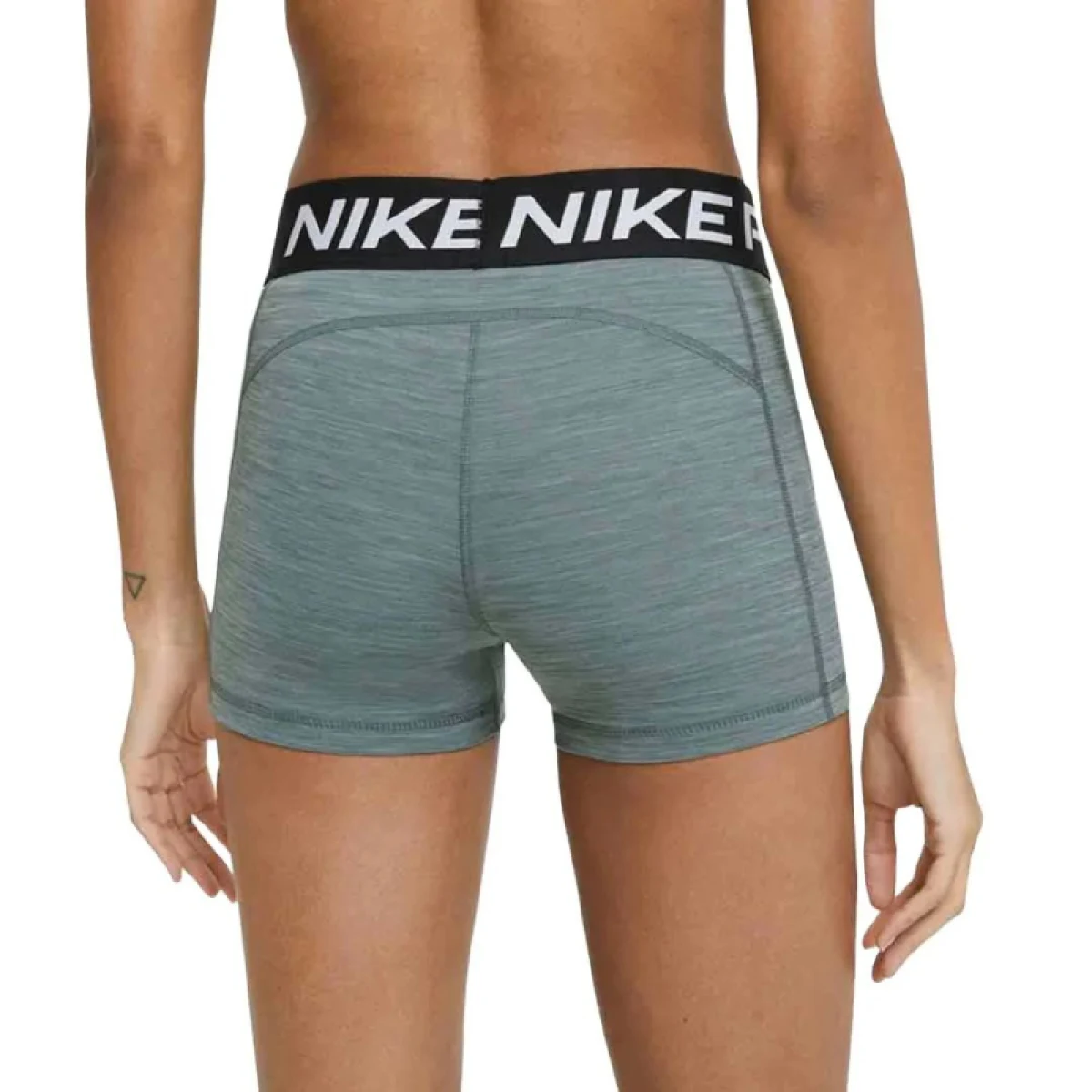 Dámske tréningové kraťasy NIKE PRO W NP 365 SHORT 3IN SMOKE GREY HTR BLACK BLACK · záber 4