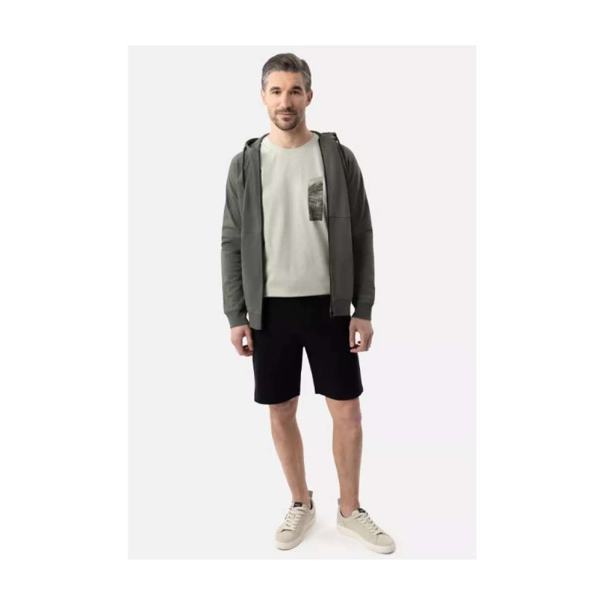 Pánske teplákové kraťasy VOLCANO M-RISSO-BLACK · záber 4